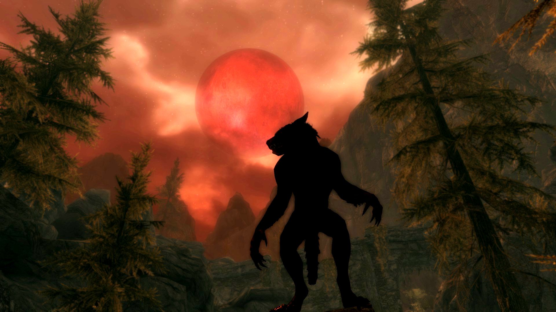 Free download wallpaper Werewolf, Video Game, Skyrim, The Elder Scrolls V: Skyrim, The Elder Scrolls on your PC desktop
