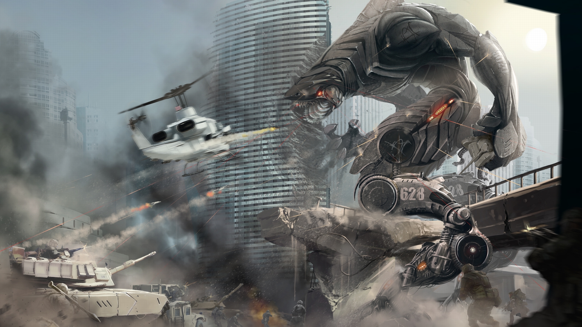 Laden Sie das Science Fiction, Krieg-Bild kostenlos auf Ihren PC-Desktop herunter