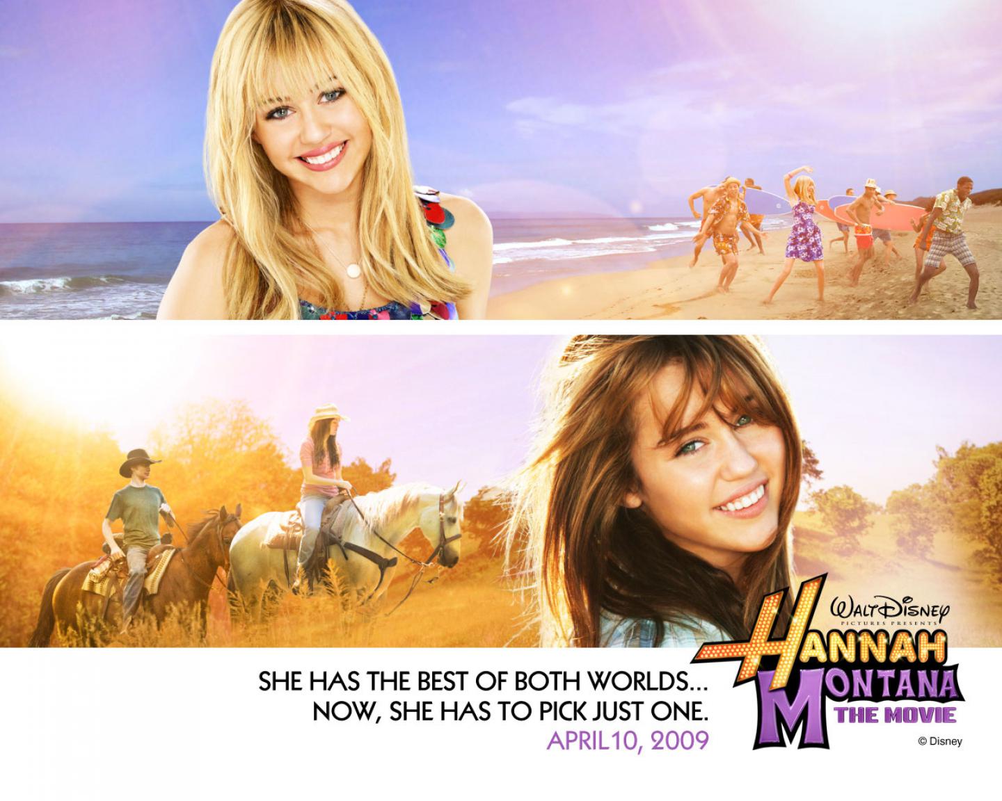 Meilleurs fonds d'écran Hannah Montana Le Film pour l'écran du téléphone