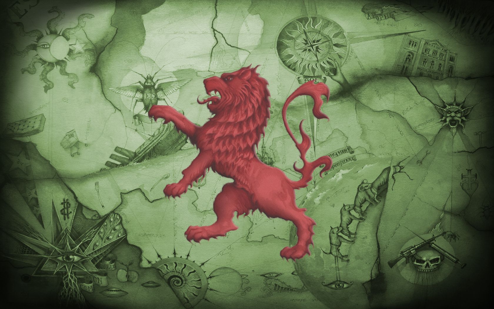 lion, enter shikari, music, map