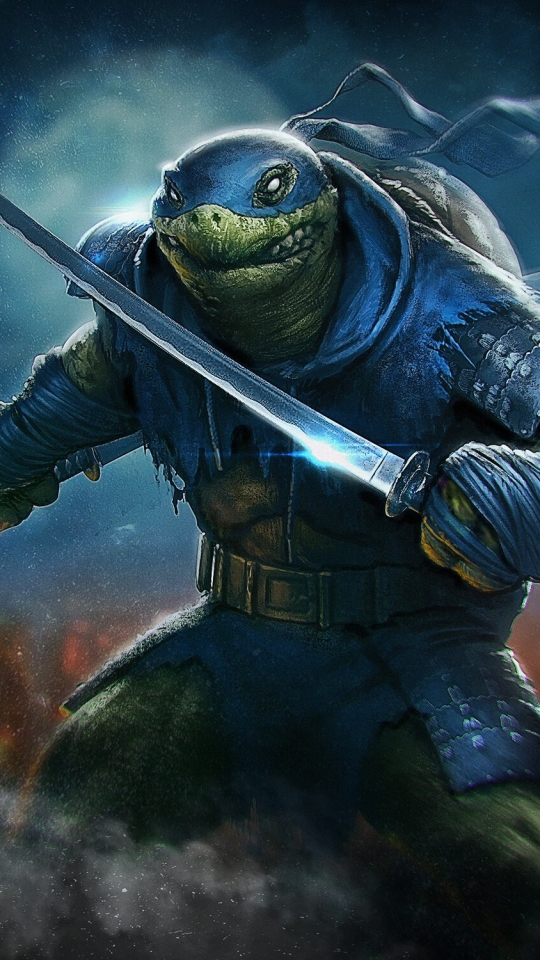 Handy-Wallpaper Teenage Mutant Ninja Turtles, Comics, Leonardo (Tmnt) kostenlos herunterladen.