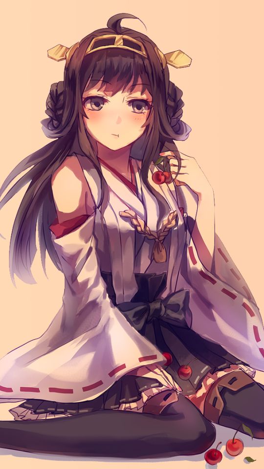 Téléchargez des papiers peints mobile Animé, Collection Kantaï, Kongou (Kancolle) gratuitement.