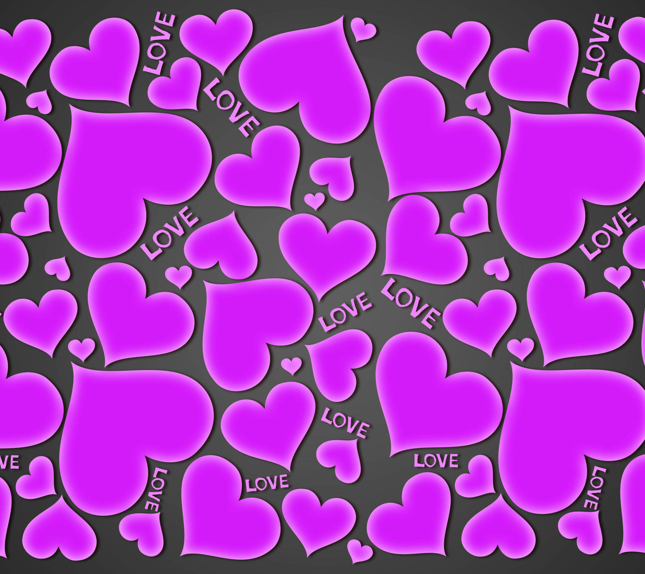 Descarga gratis la imagen Violeta, Púrpura, Corazón, Artístico, Parejas en el escritorio de tu PC