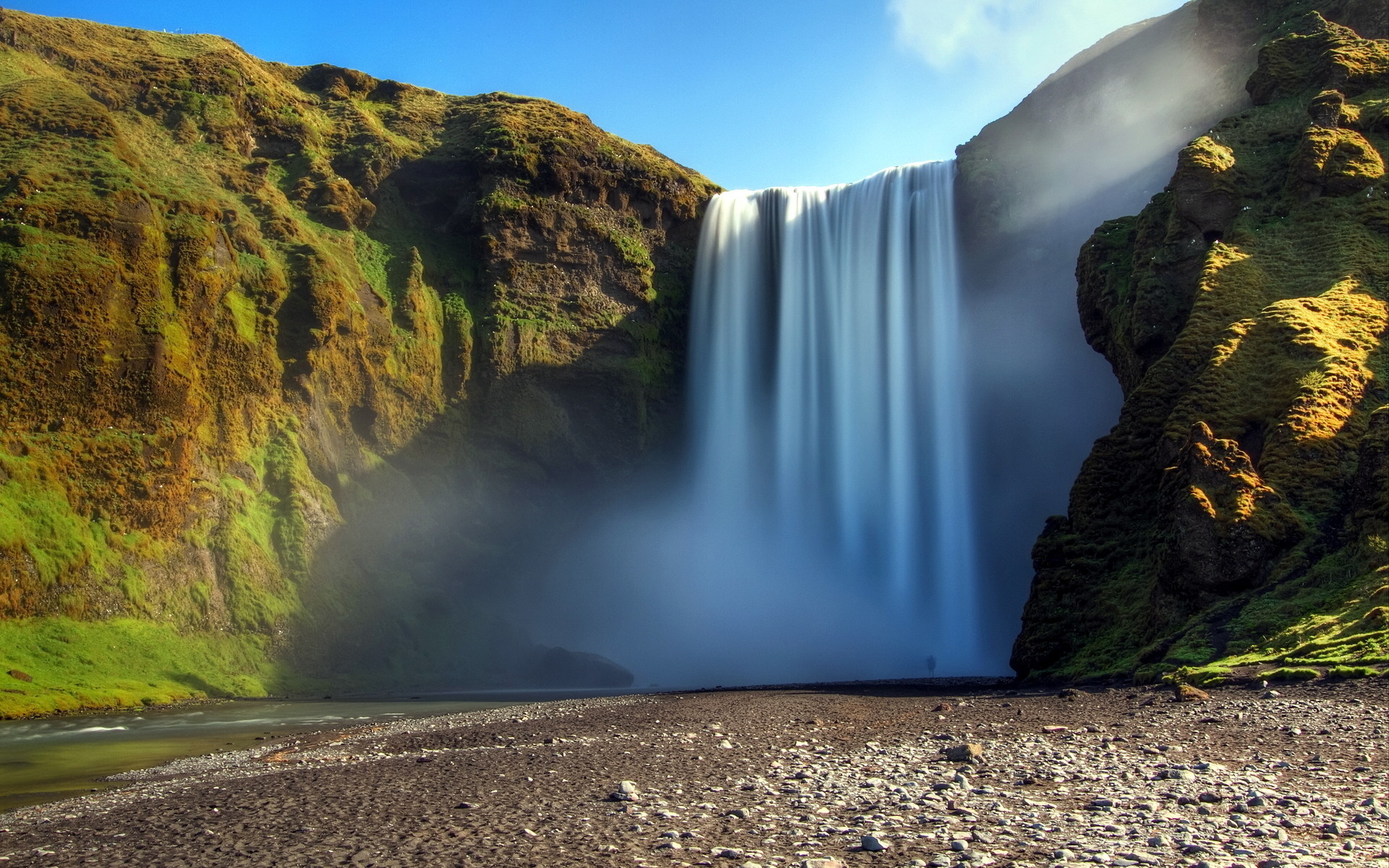 Laden Sie das Wasserfall, Cliff, Erde/natur-Bild kostenlos auf Ihren PC-Desktop herunter