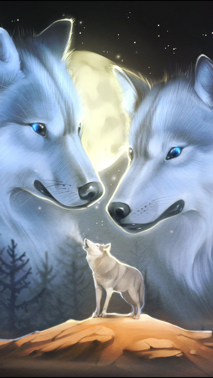 Download mobile wallpaper Wolves, Wolf, Animal for free.