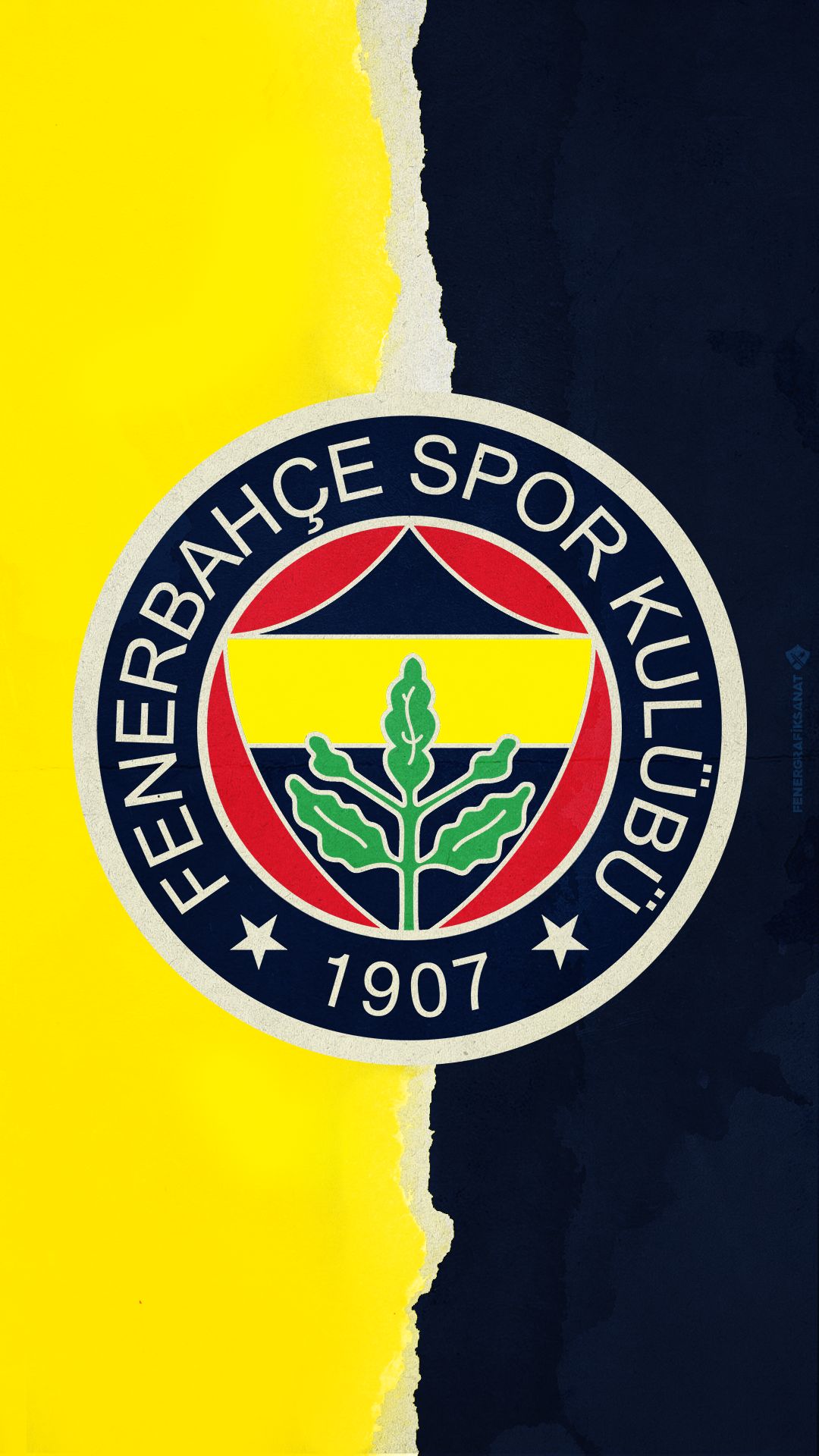 Handy-Wallpaper Sport, Fußball, Logo, Fenerbahçe Istanbul kostenlos herunterladen.