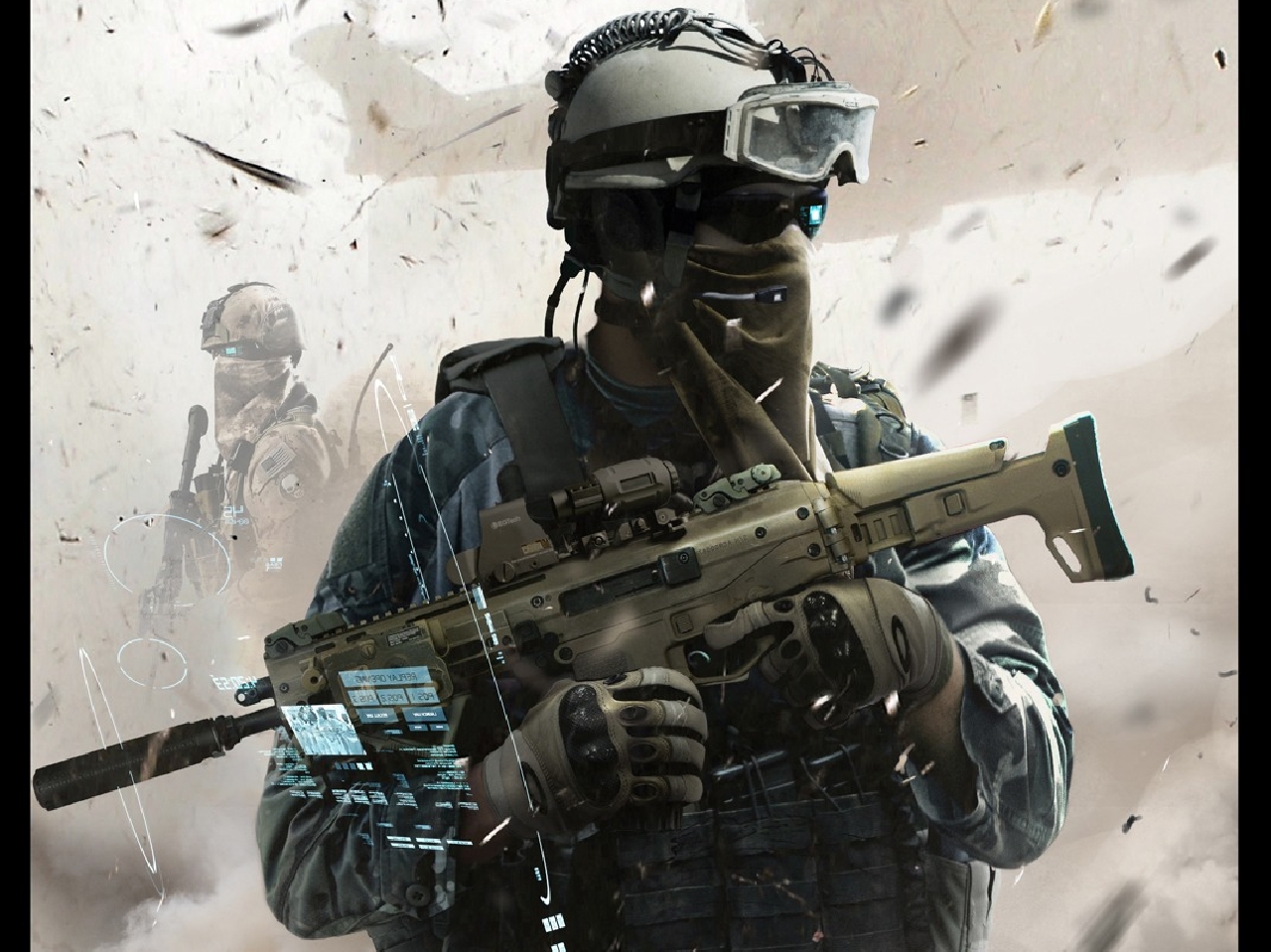 Скачати мобільні шпалери Tom Clancy's Ghost Recon: Майбутній Солдат, Відеогра безкоштовно.