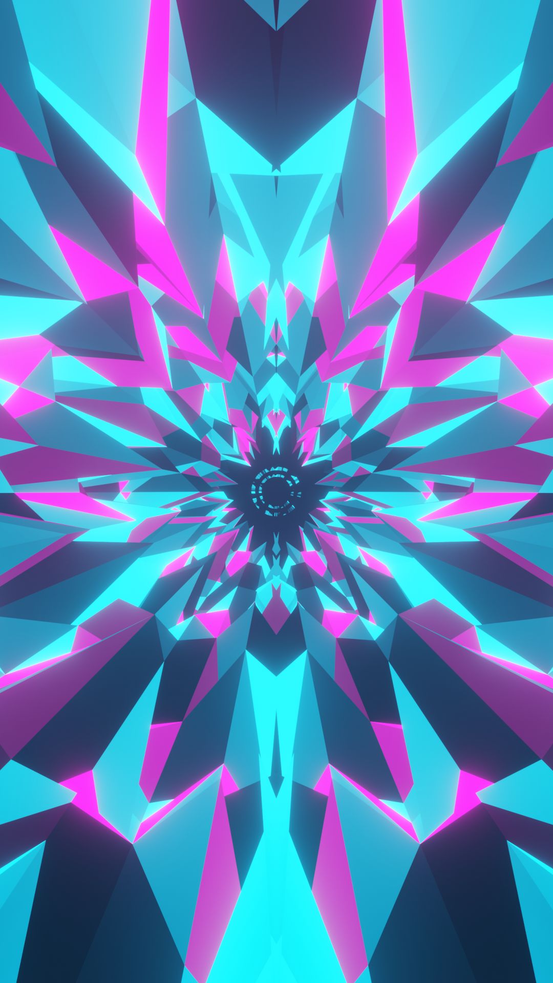 Download mobile wallpaper Abstract, Tunnel, Kaleidoscope for free.