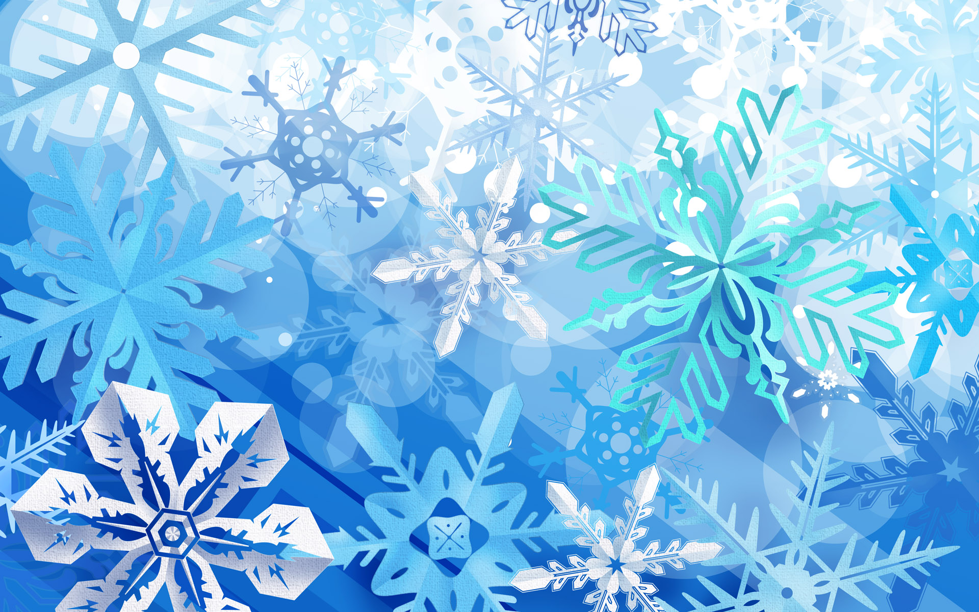 1521162 descargar fondo de pantalla copo de nieve, artístico, azul: protectores de pantalla e imágenes gratis