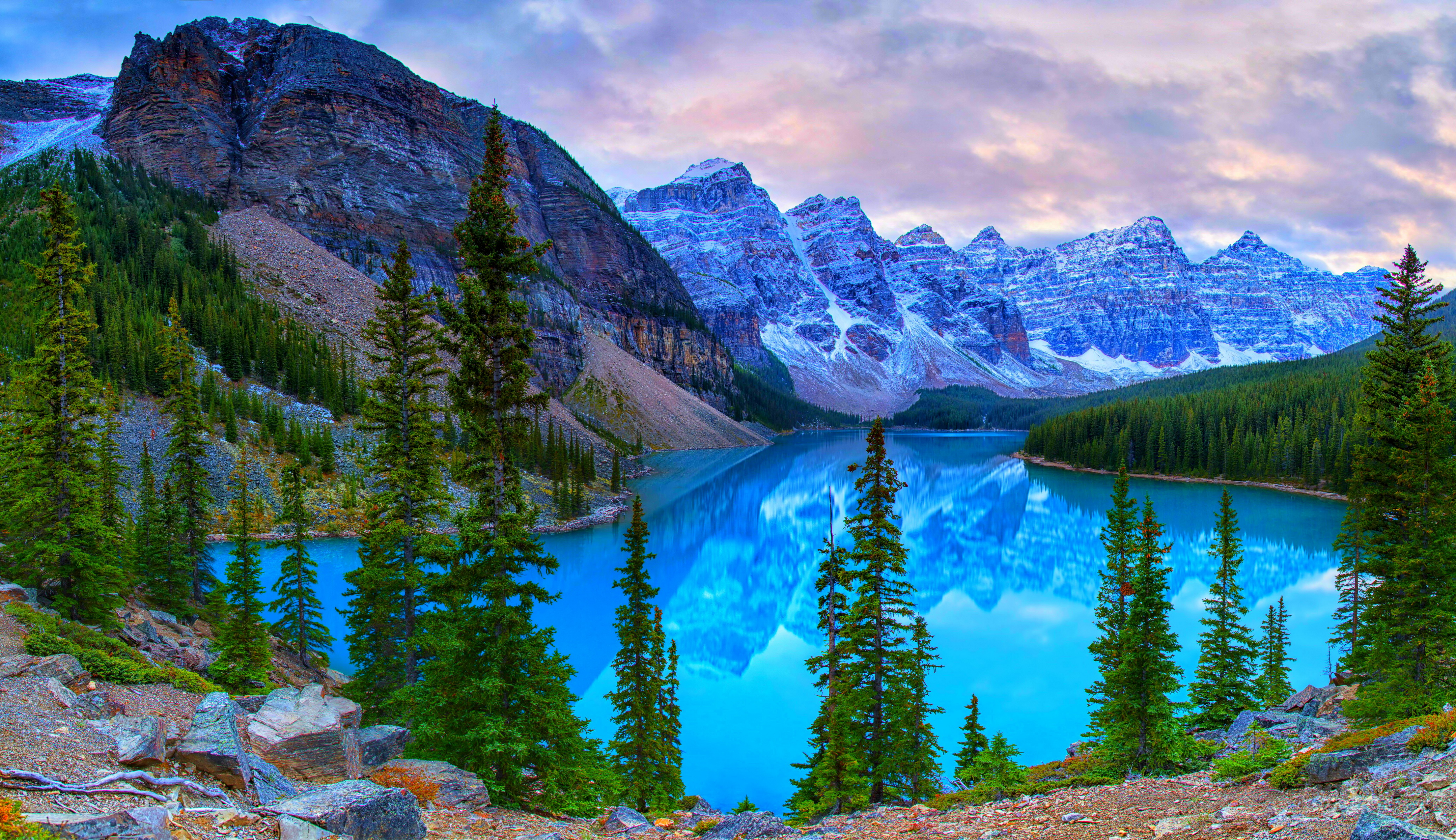 379435 descargar imagen lago, canadá, tierra/naturaleza, lago moraine, parque nacional banff, montaña, turquesa, lagos: fondos de pantalla y protectores de pantalla gratis