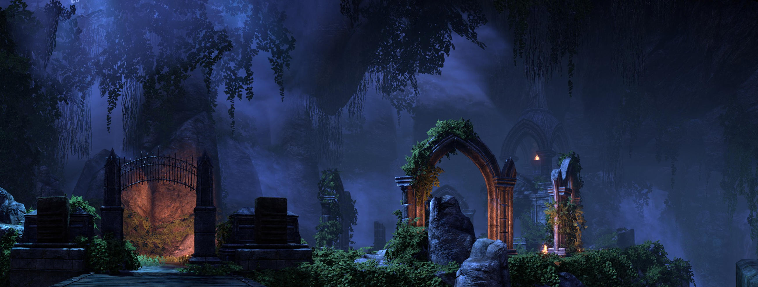 Скачать обои бесплатно Пещера, Видеоигры, The Elder Scrolls Online картинка на рабочий стол ПК