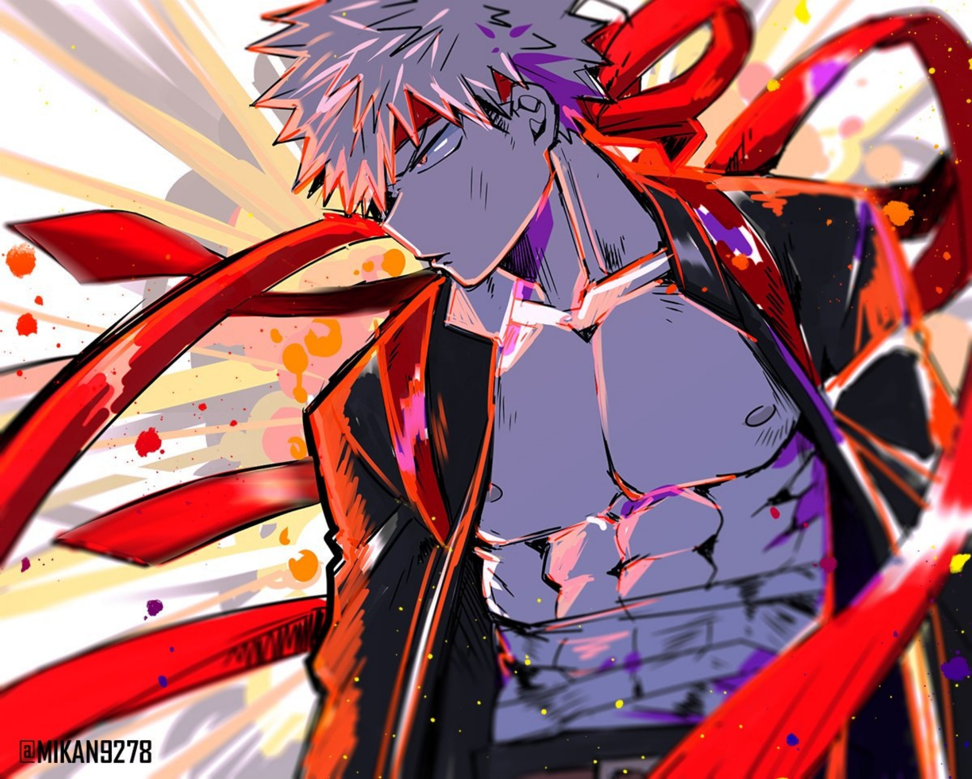 Descarga gratuita de fondo de pantalla para móvil de Animado, Katsuki Bakugou, My Hero Academia.