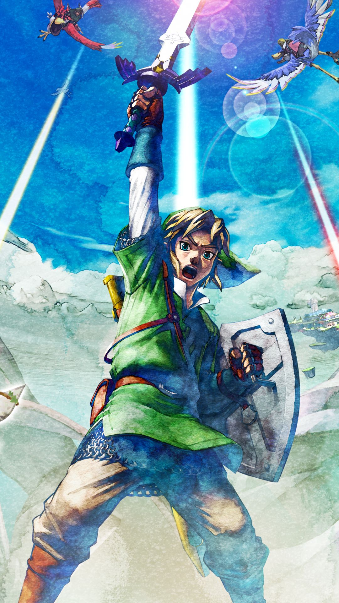 Скачать обои Легенда О Zelda: Skyward Sword Hd на телефон бесплатно
