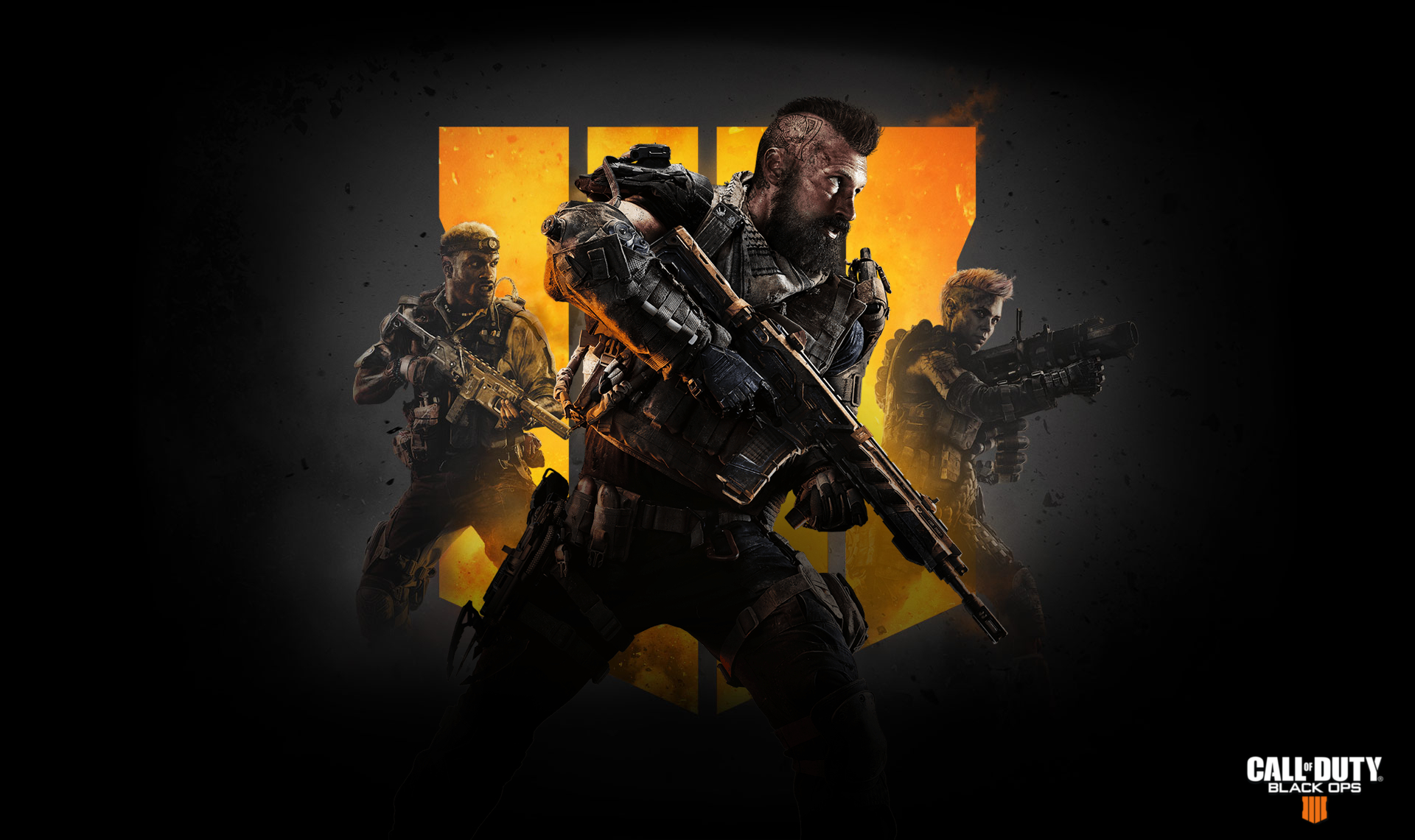 Популярні заставки і фони Call Of Duty: Black Ops 4 на комп'ютер