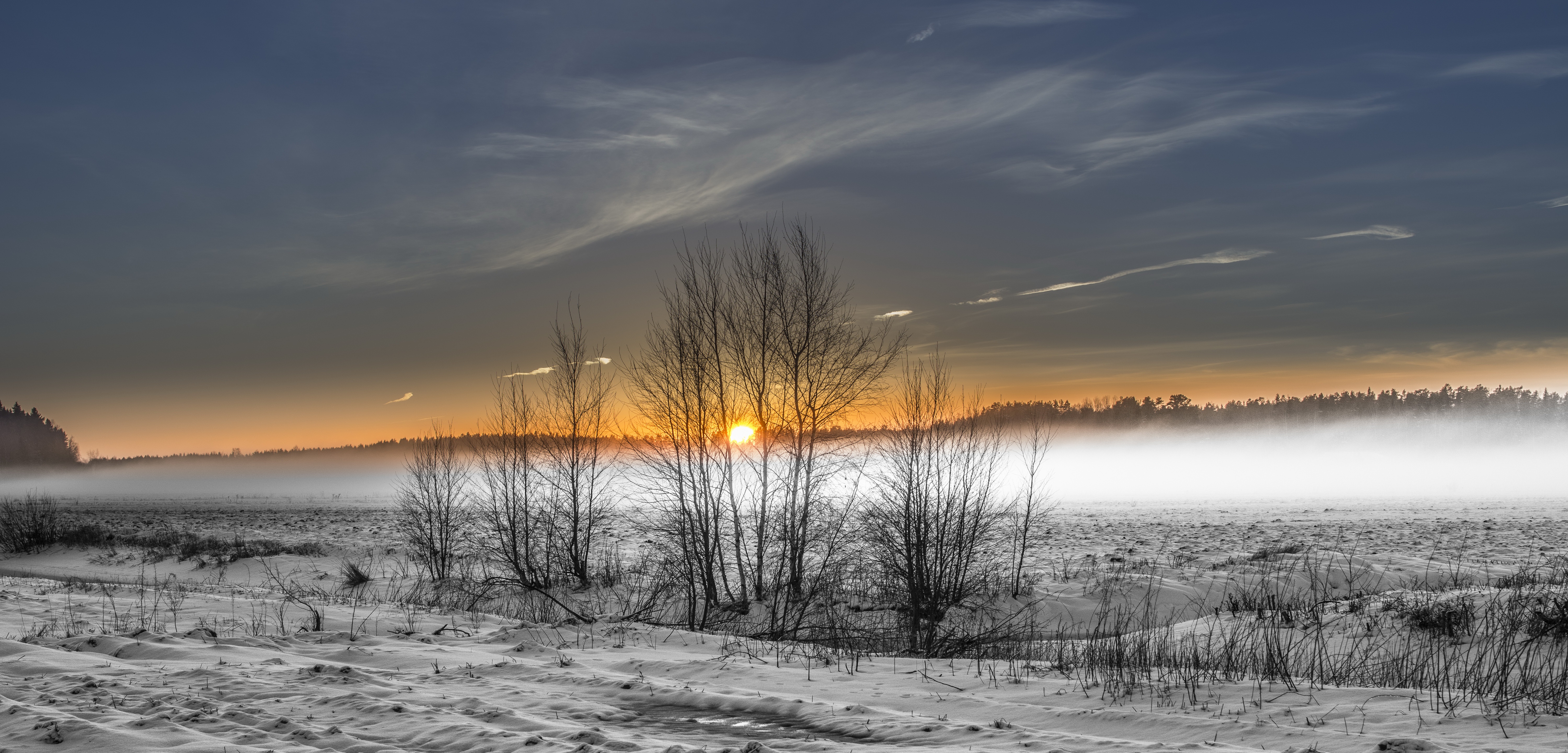 Laden Sie das Winter, Natur, Nebel, Sonnenaufgang, Himmel, Erde/natur-Bild kostenlos auf Ihren PC-Desktop herunter