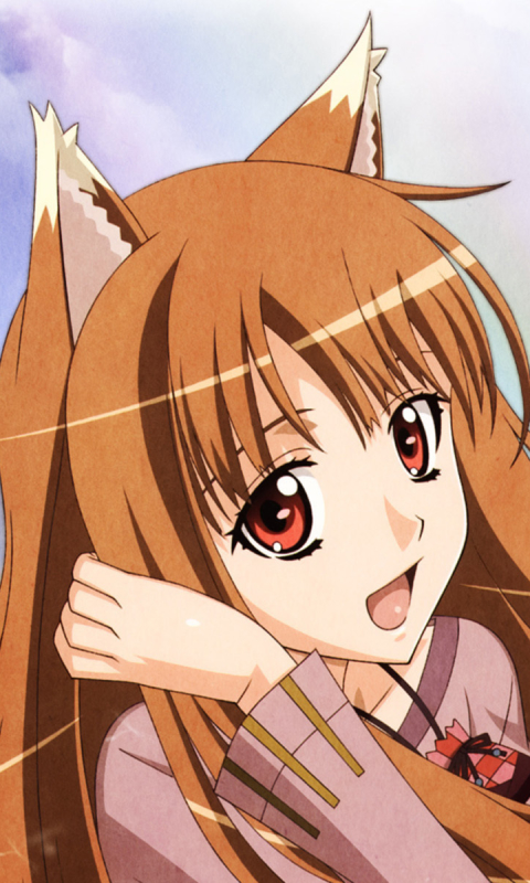 Download mobile wallpaper Anime, Wolf, Spice And Wolf for free.