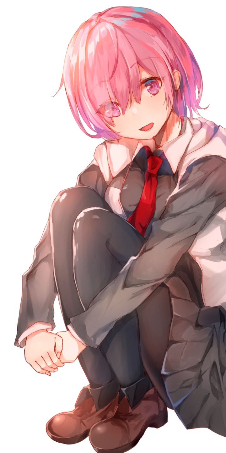 Baixar papel de parede para celular de Anime, Cabelo Rosa, Meia Calça, Cabelo Curto, Destino (Série), Fate/grand Order, Mashu Kyrielight gratuito.