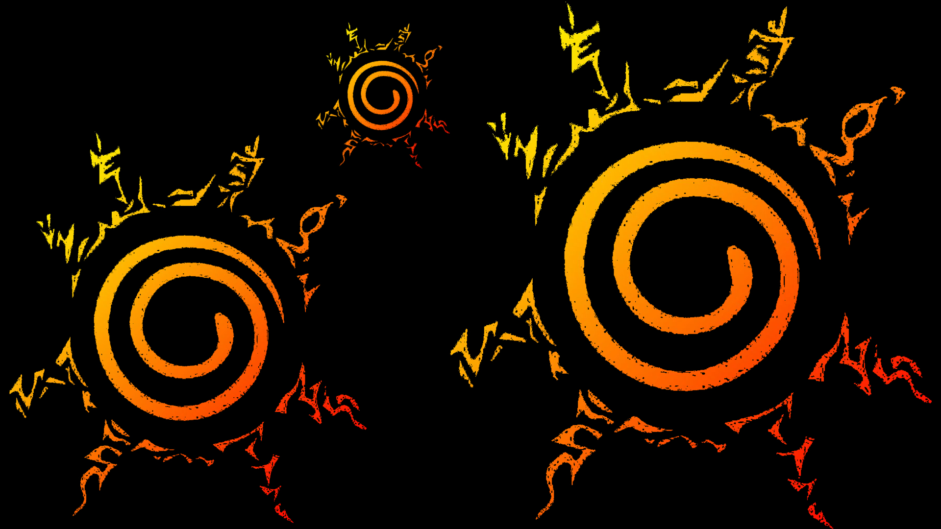 Download mobile wallpaper Anime, Naruto, Orange (Color), Eight Trigrams Sealing Style for free.