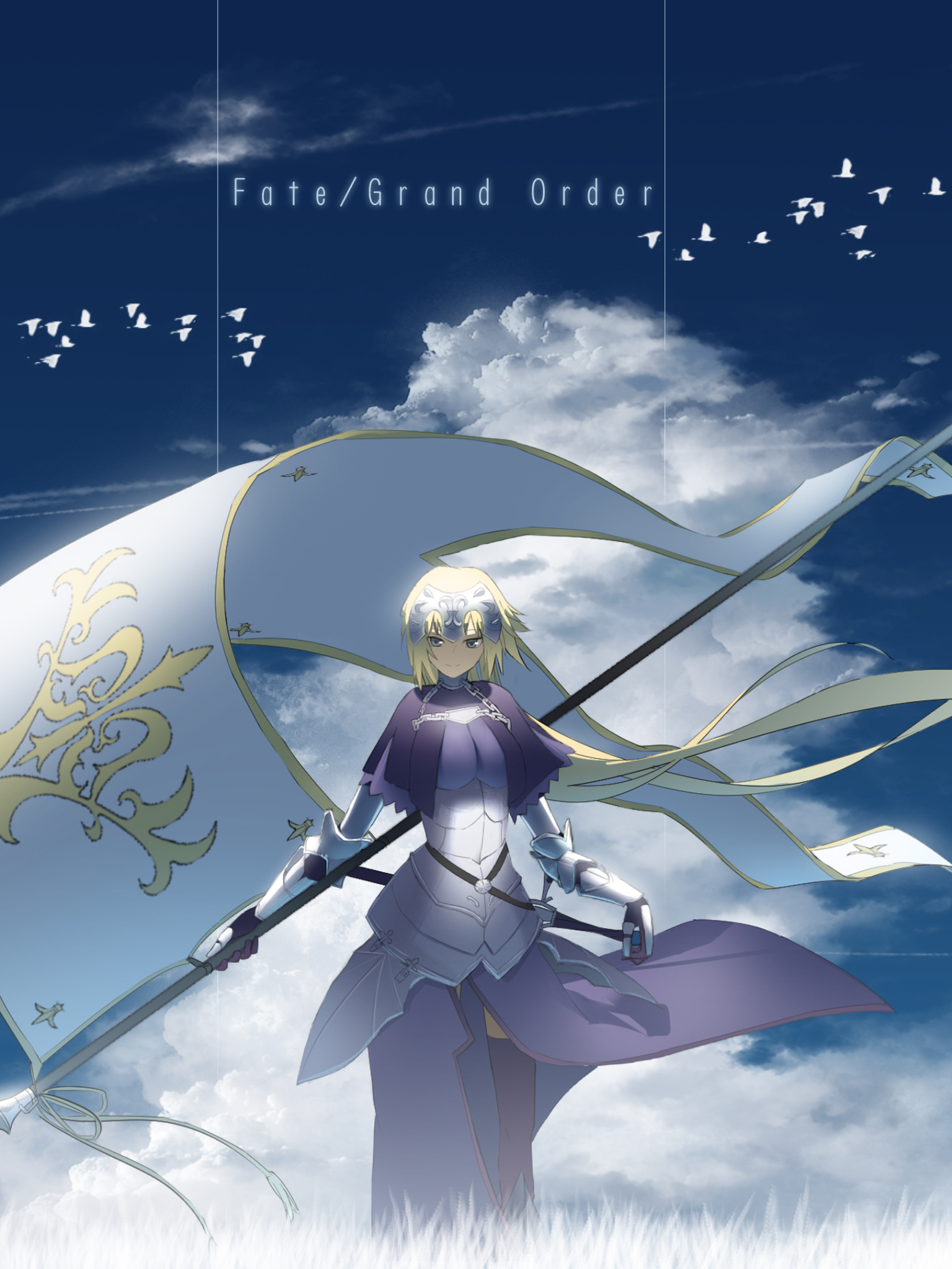 Laden Sie das Animes, Fate/grand Order, Jeanne D'arc (Fate Serie), Herrscher (Schicksal/grand Order), Schicksalsserie-Bild kostenlos auf Ihren PC-Desktop herunter