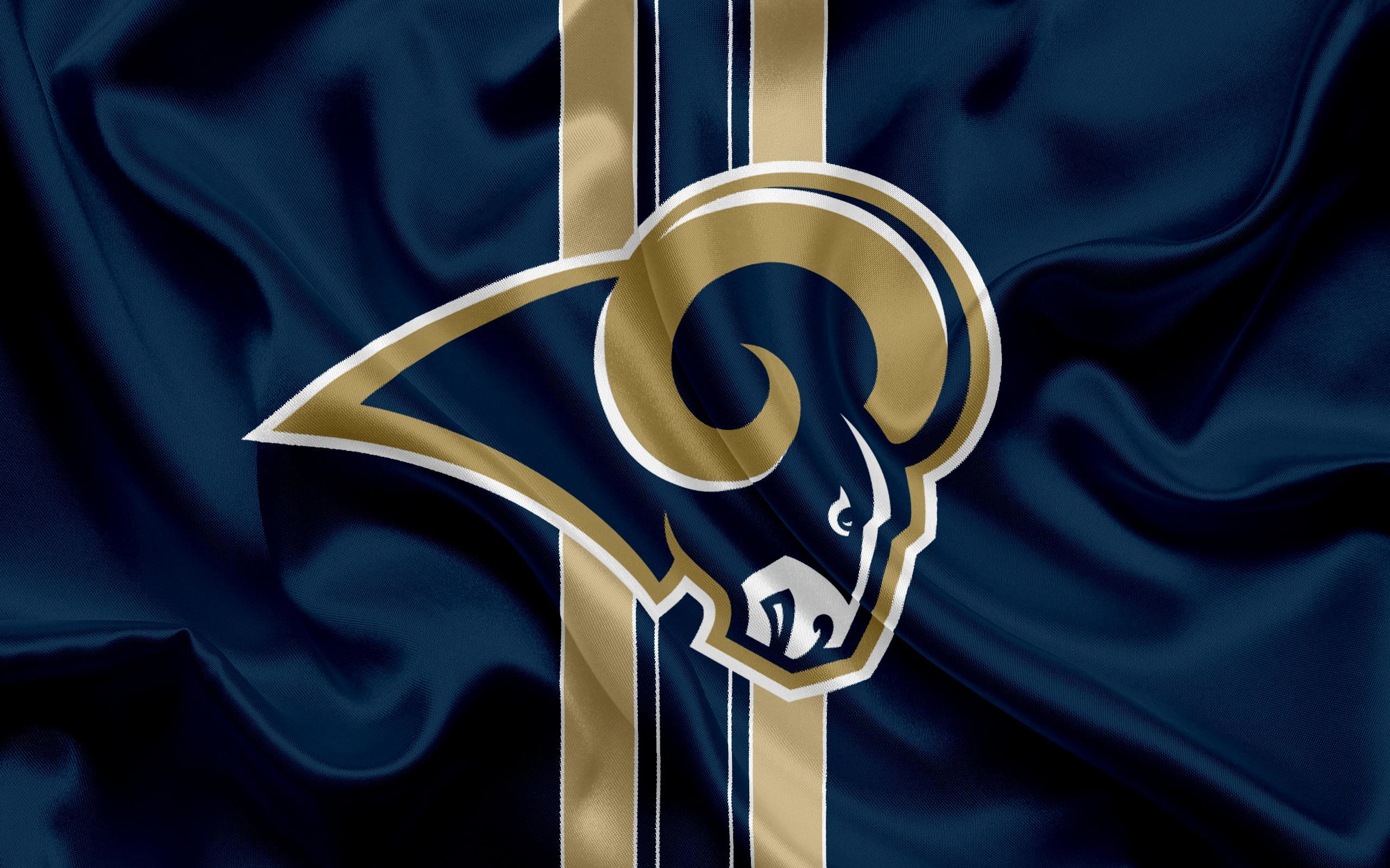 Laden Sie das Sport, Fußball, Logo, Los Angeles Rams-Bild kostenlos auf Ihren PC-Desktop herunter