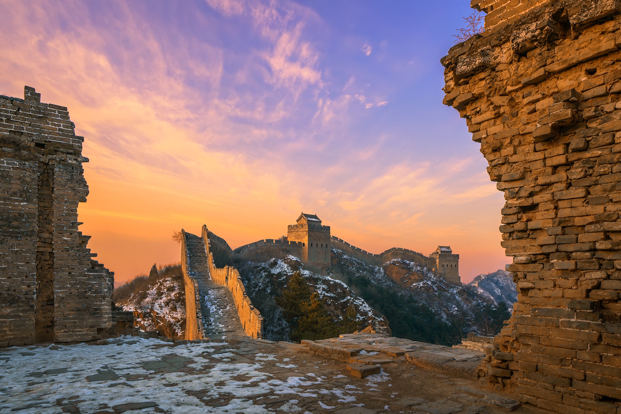 Laden Sie das Chinesische Mauer, Monumente, Menschengemacht-Bild kostenlos auf Ihren PC-Desktop herunter