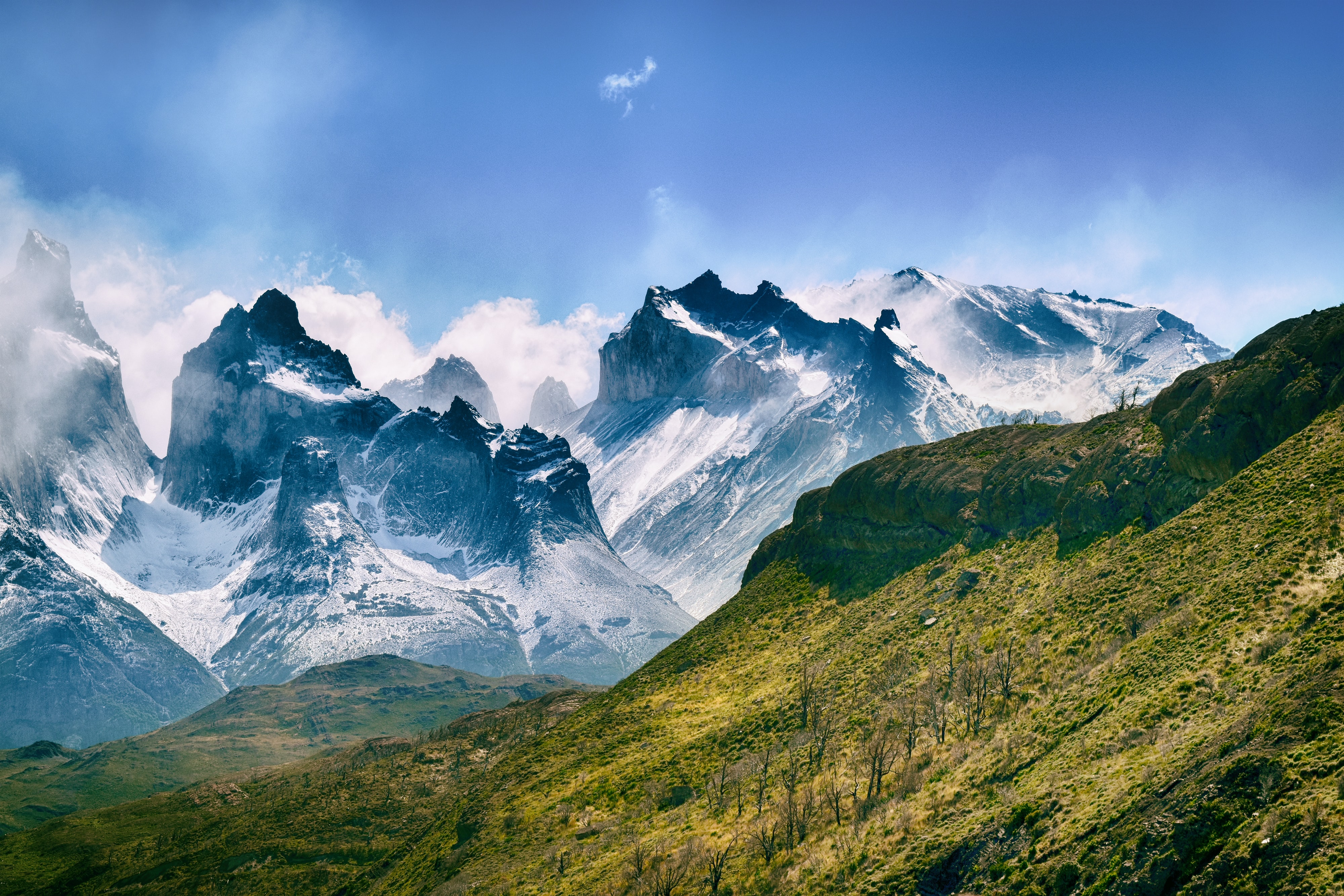 Download mobile wallpaper Mountains, Earth, Torres Del Paine for free.
