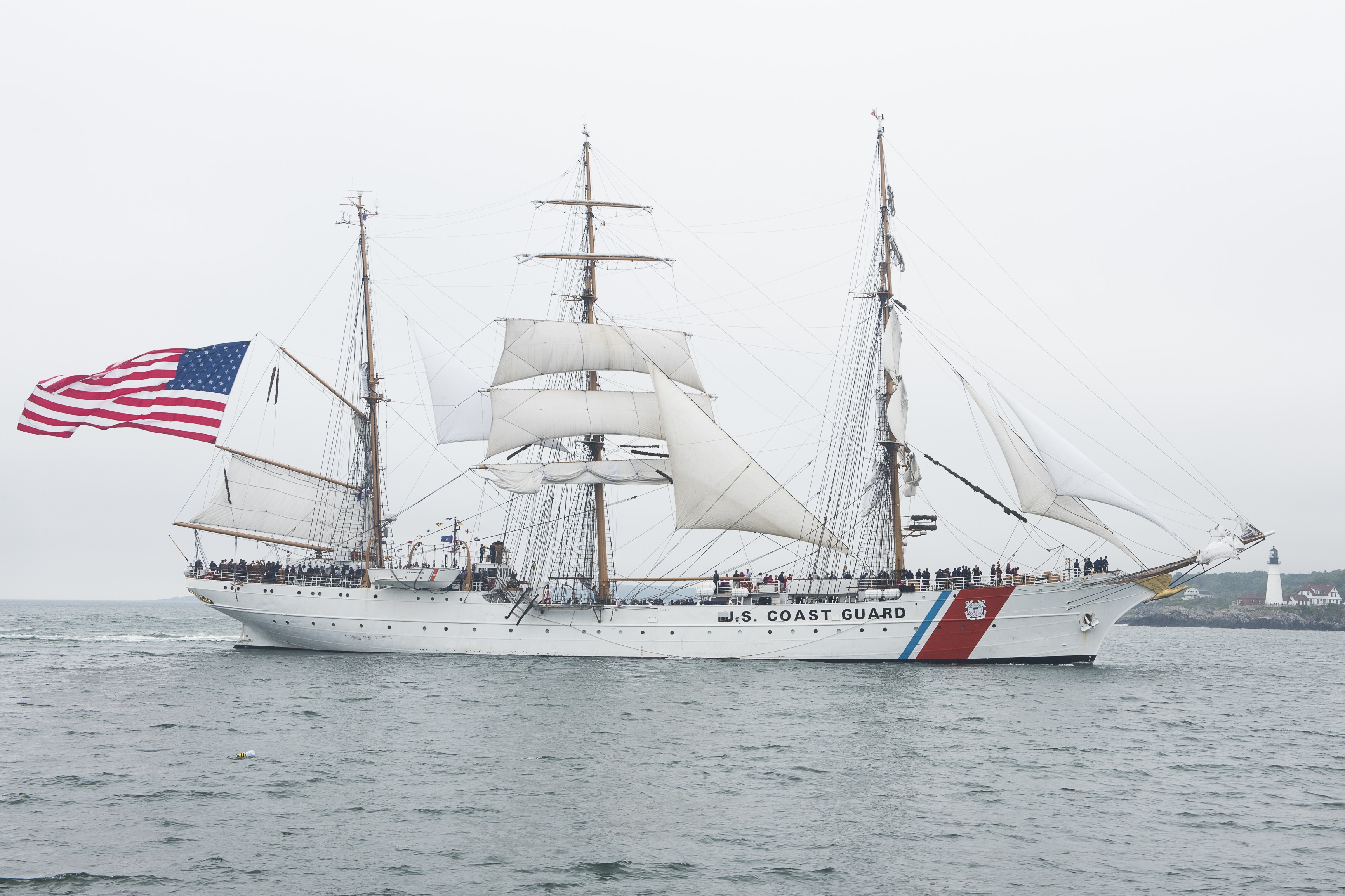 military, coast guard, barque, ship, uscgc eagle (wix 327)