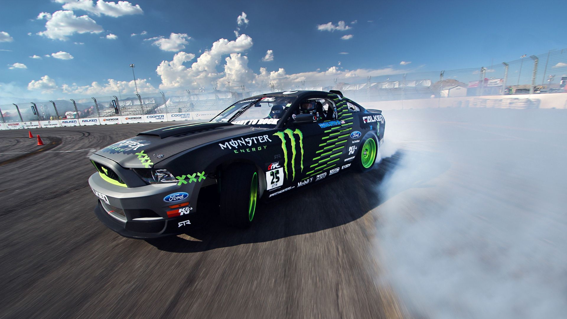 mustang, drift, smoke, sports, clouds, ford, sports car, gt, drifting, competition
