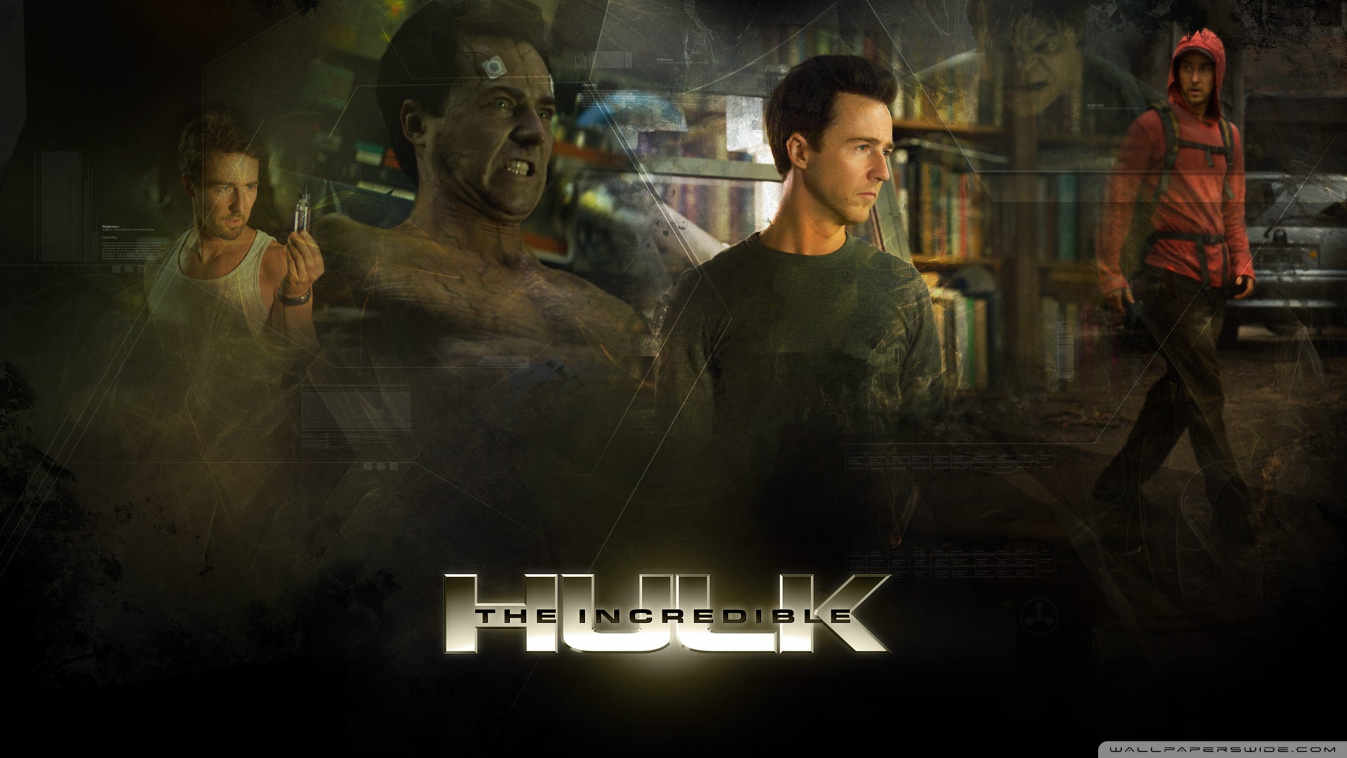 Free download wallpaper Movie, The Incredible Hulk, Edward Norton on your PC desktop