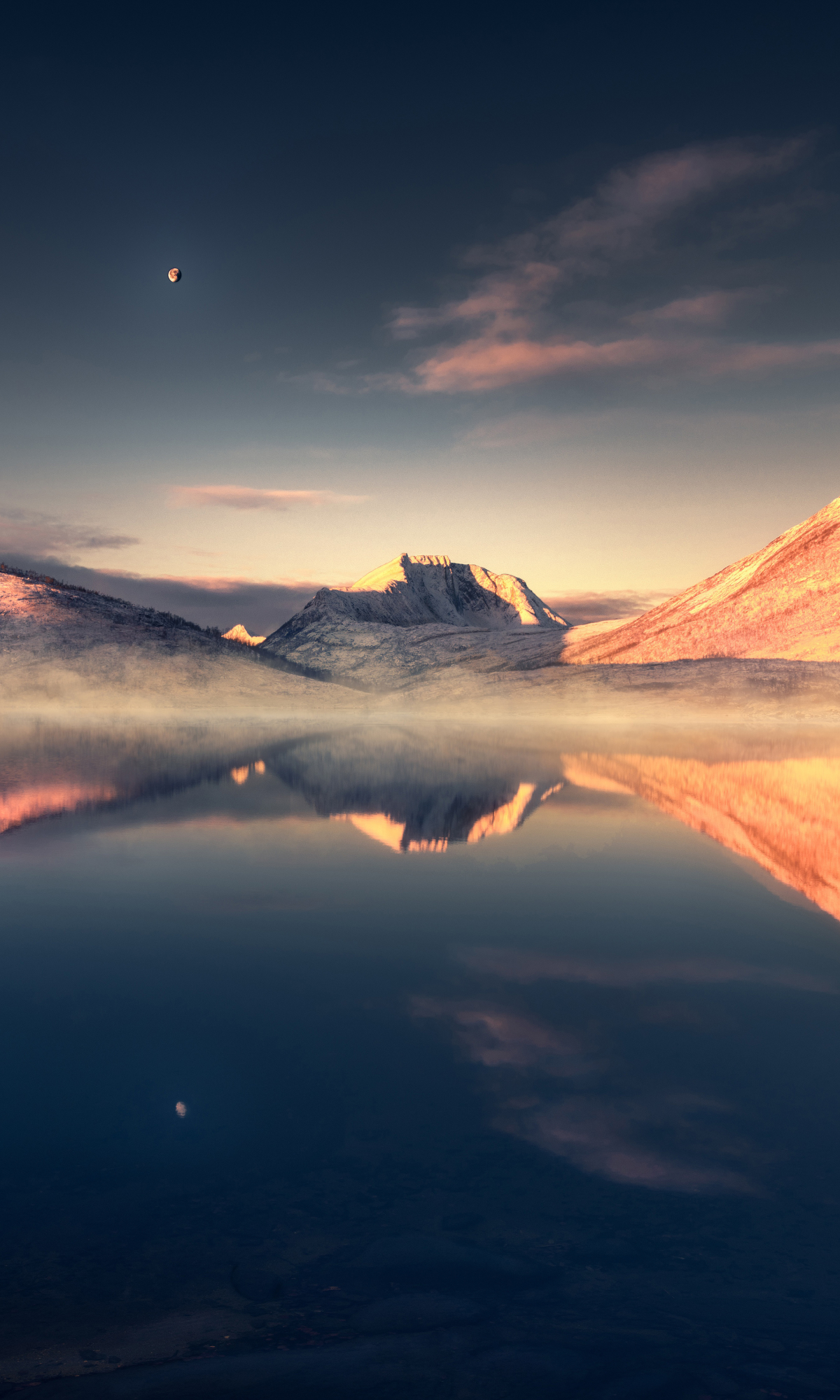 Descarga gratuita de fondo de pantalla para móvil de Lagos, Montaña, Lago, Reflexión, Tierra/naturaleza, Reflejo.