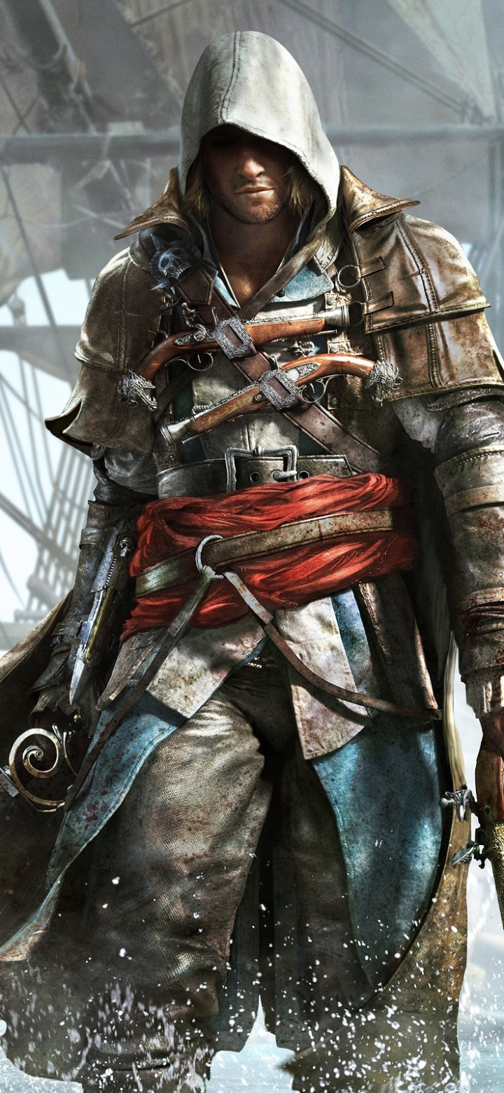 Download mobile wallpaper Assassin's Creed, Video Game, Assassin's Creed Iv: Black Flag, Edward Kenway for free.