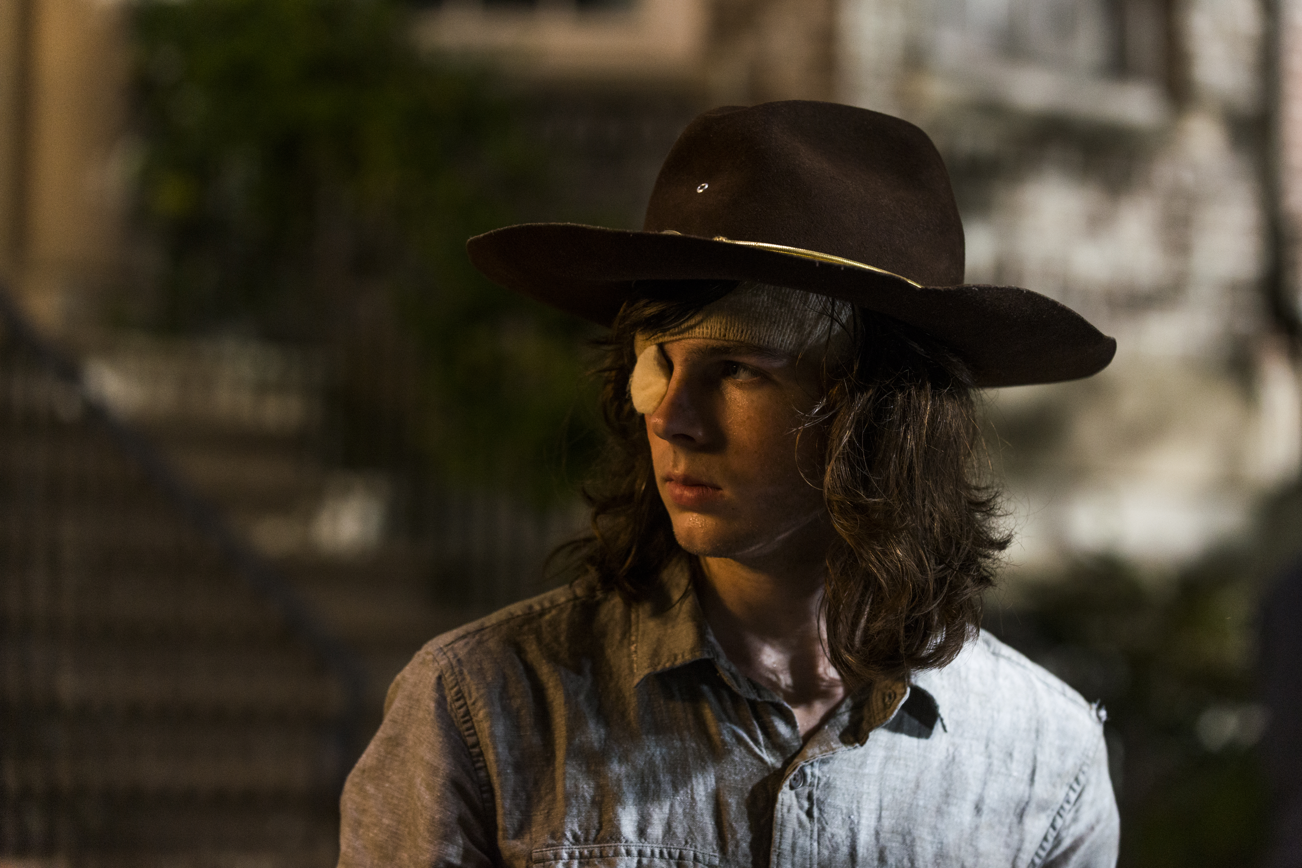 Download mobile wallpaper Tv Show, The Walking Dead, Carl Grimes, Chandler Riggs for free.