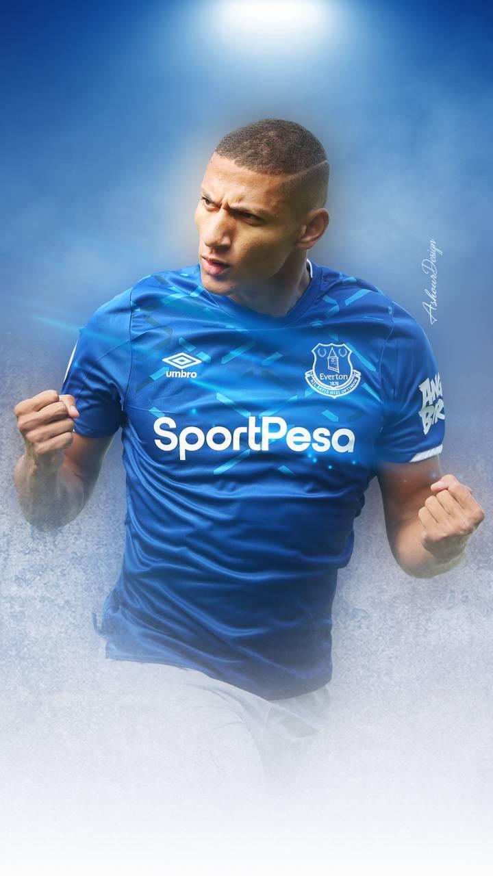 Download mobile wallpaper Sports, Soccer, Everton F C, Richarlison for free.