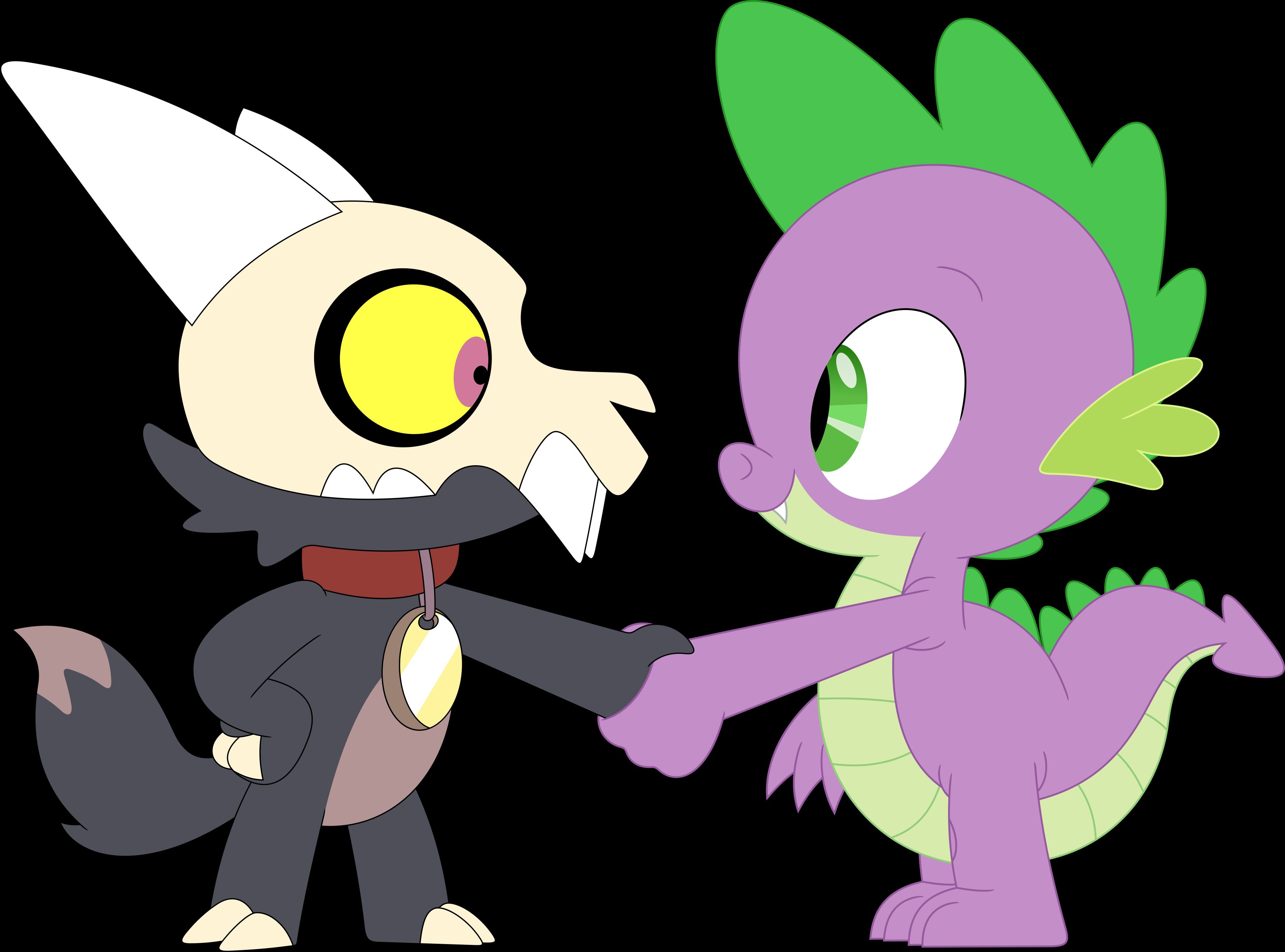 the owl house, tv show, crossover, king clawthorne, my little pony: friendship is magic, spike (my little pony)