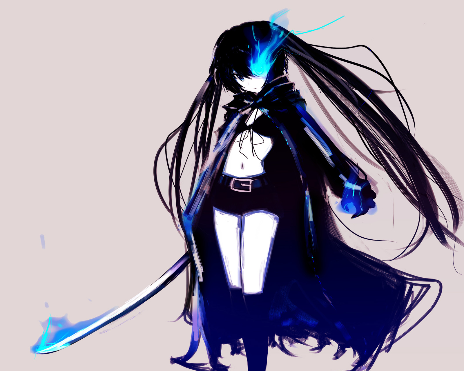 Free download wallpaper Anime, Black Rock Shooter on your PC desktop