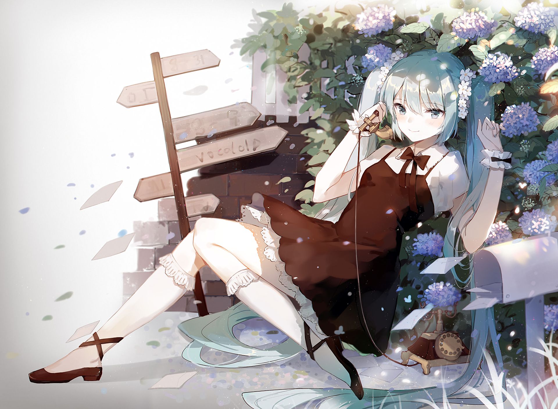 Handy-Wallpaper Vocaloid, Hatsune Miku, Animes kostenlos herunterladen.