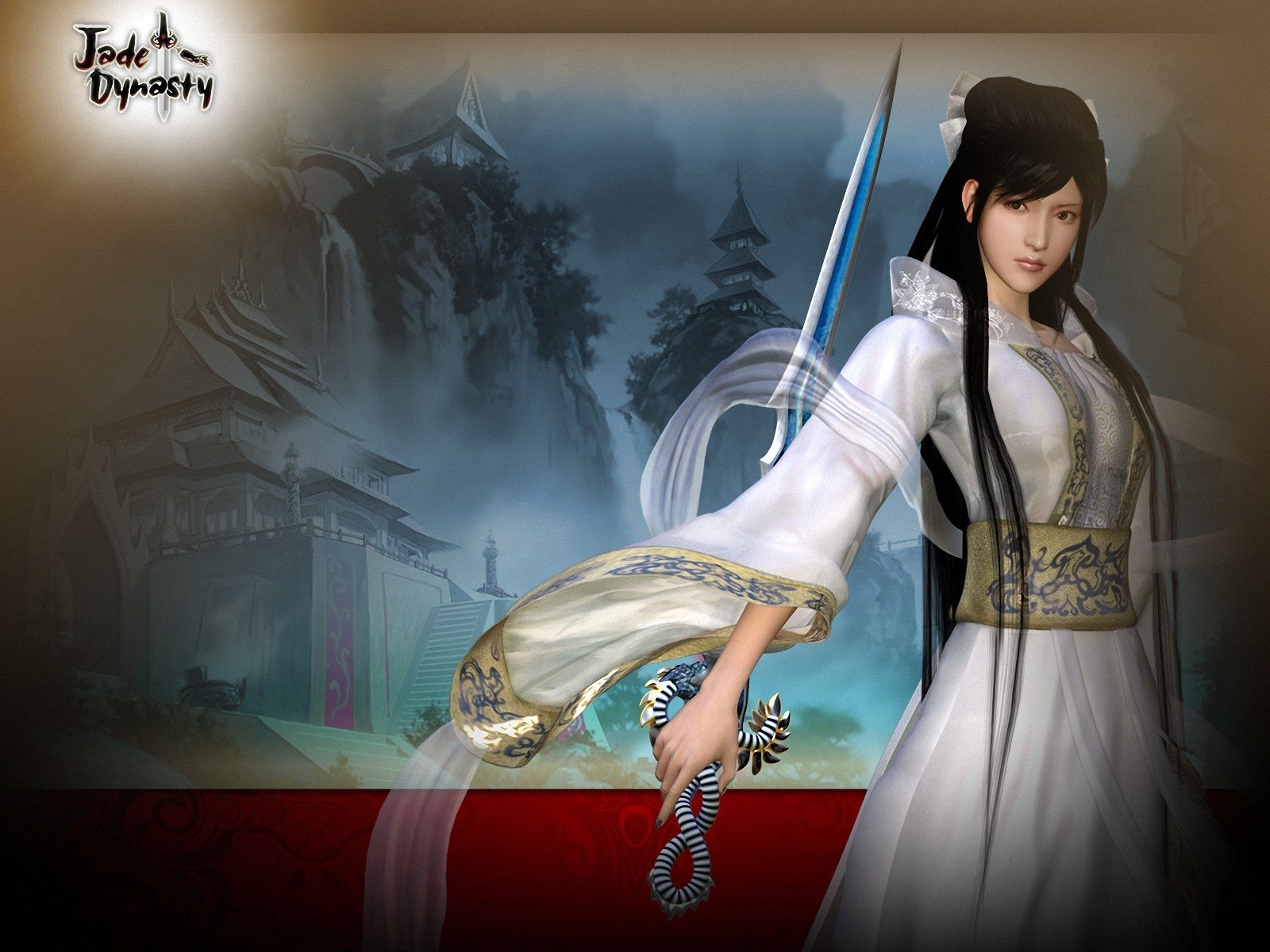 Download mobile wallpaper Fantasy, Asian, Video Game, Jade Dynasty for free.