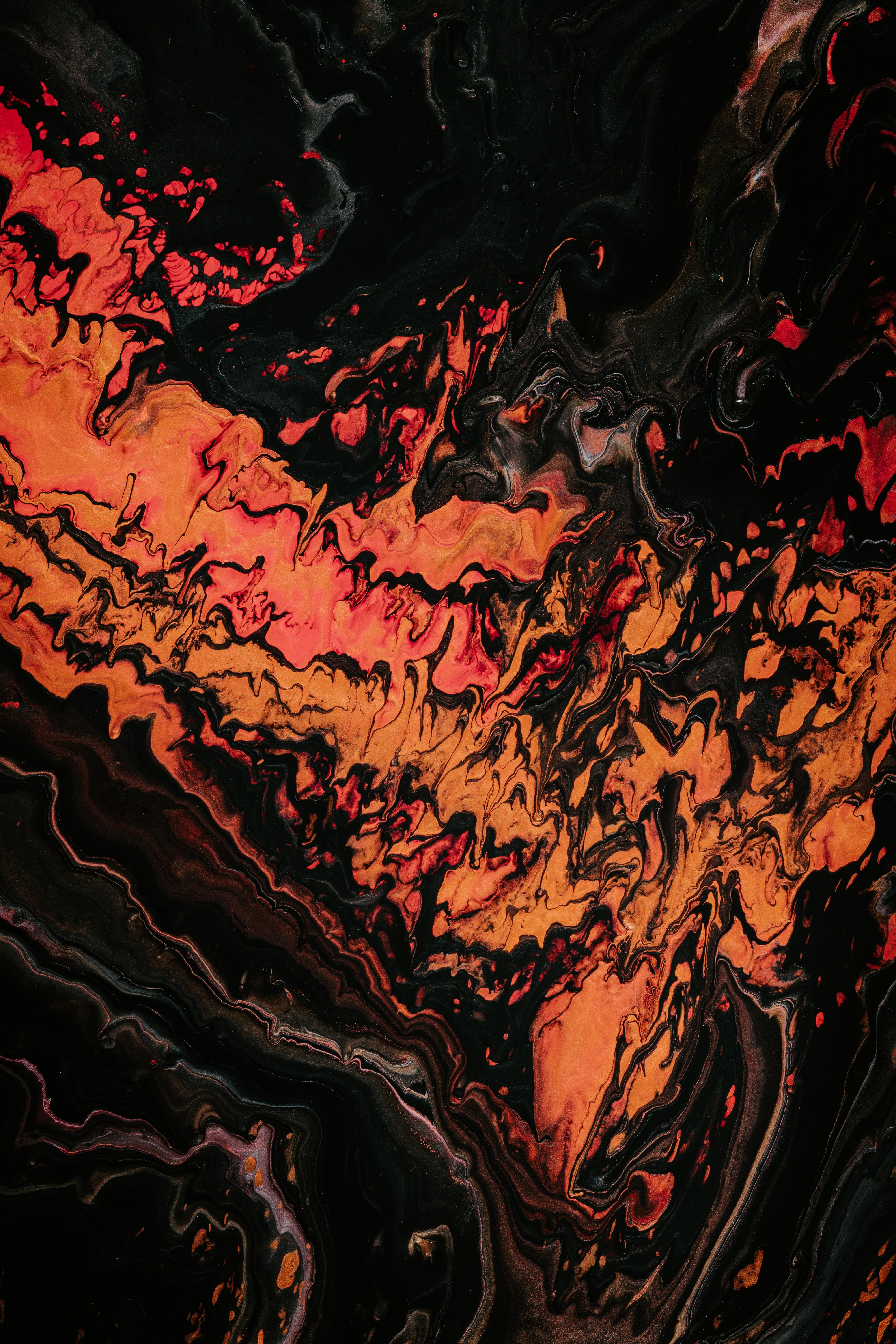 liquid, divorces, abstract, multicolored, motley, paint 4K Ultra