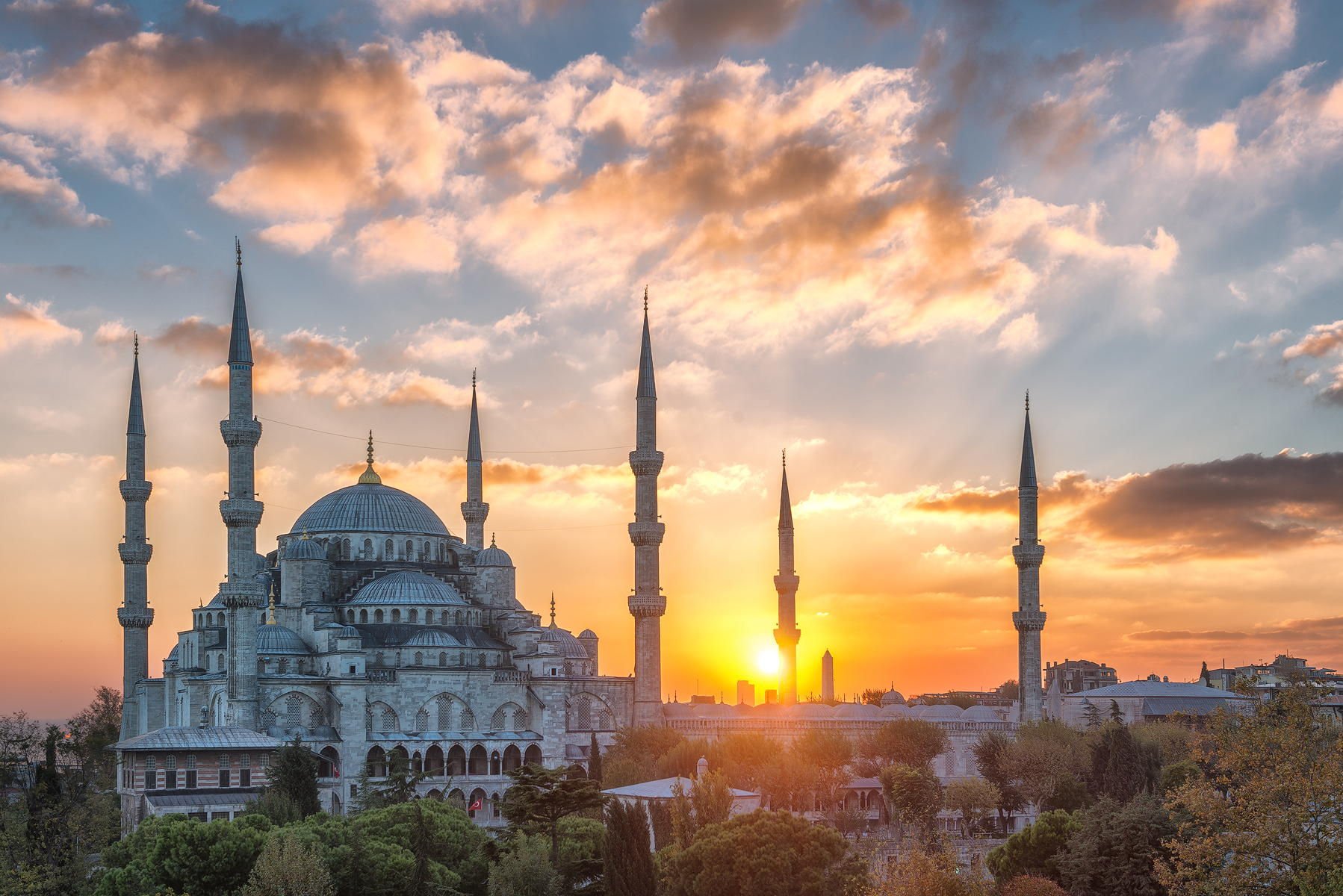 turkey, istanbul, mosque, religious, sultan ahmed mosque, cloud, morning, mosques