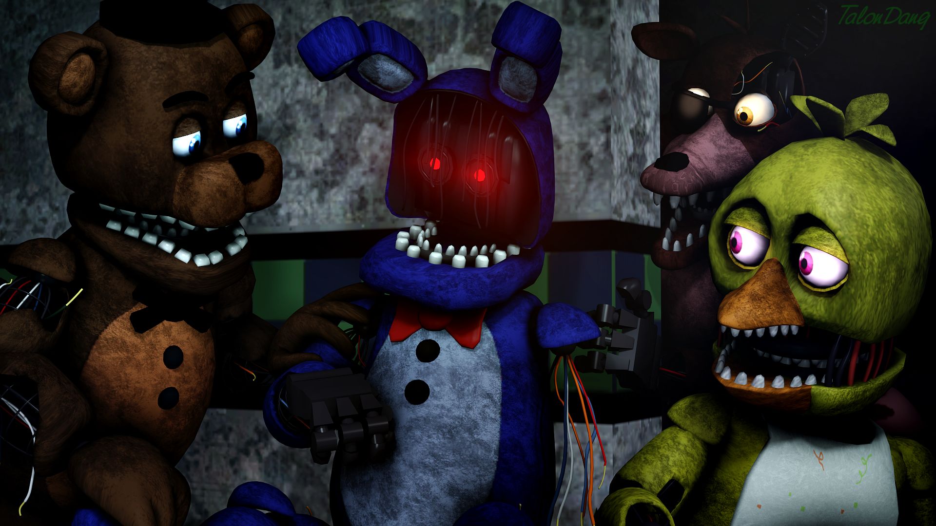 Laden Sie das Computerspiele, Five Nights At Freddy's, Five Nights At Freddy's 2-Bild kostenlos auf Ihren PC-Desktop herunter