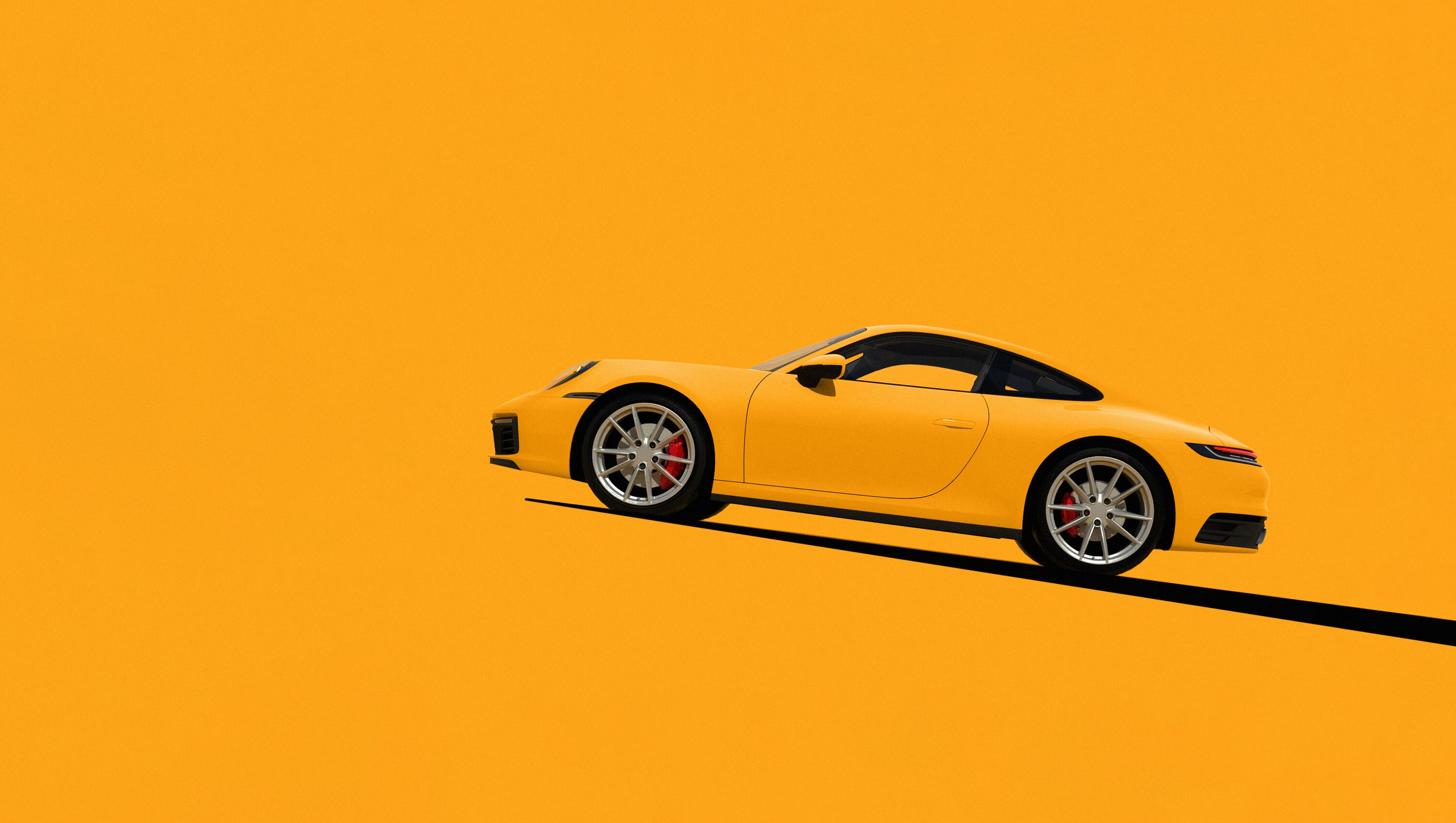 Handy-Wallpaper Porsche, Porsche 911, Autos, Fahrzeuge, Porsche 911 Carrera, Orangefarbenes Auto kostenlos herunterladen.