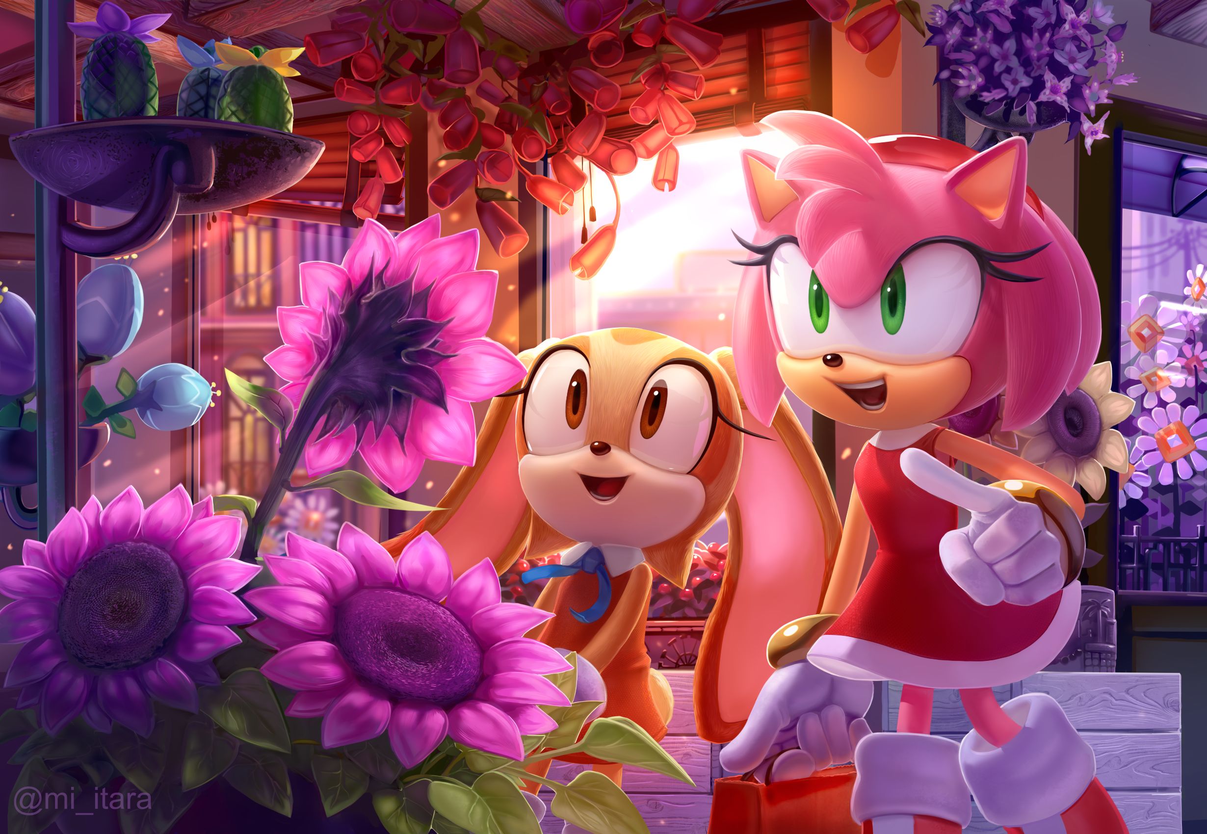 video game, sonic the hedgehog, amy rose, cream the rabbit, sonic