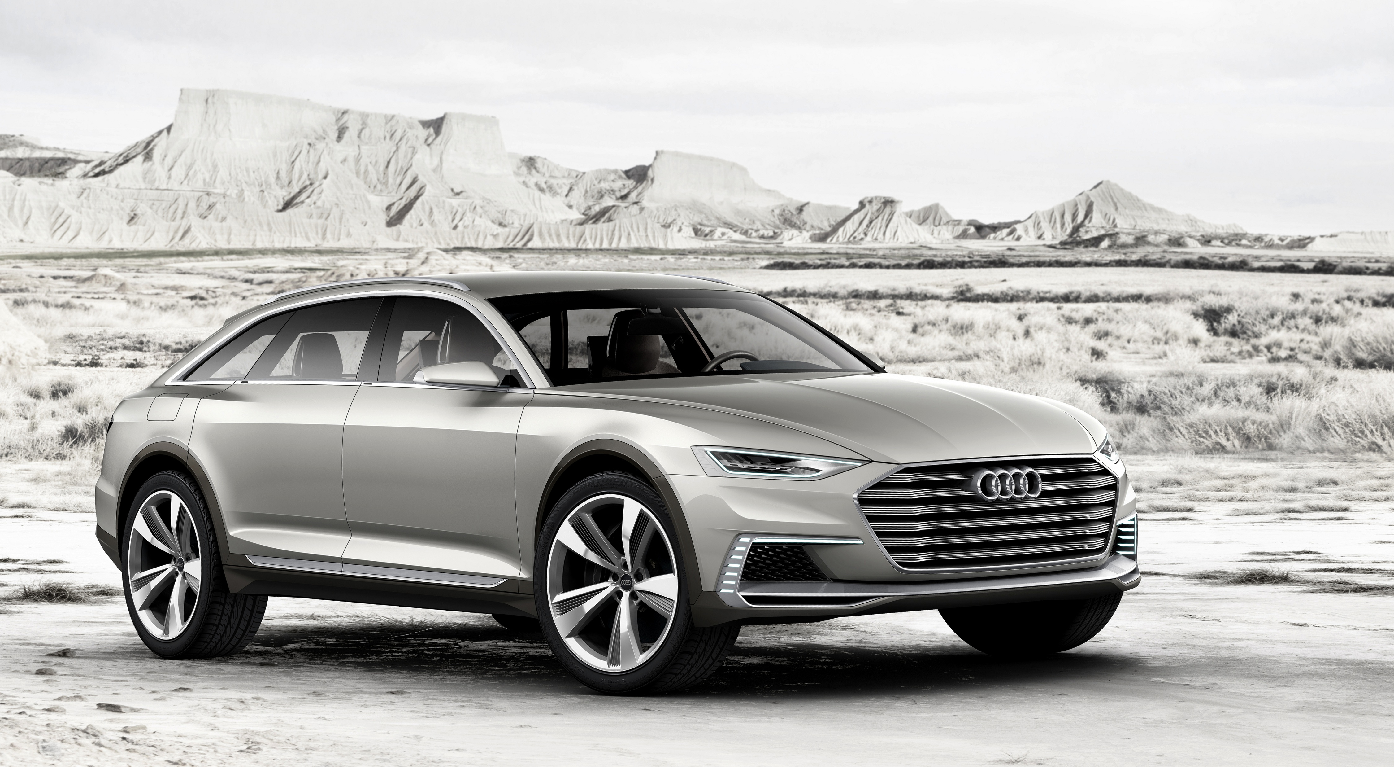 Download mobile wallpaper Audi, Car, Concept Car, Compact Car, Vehicles, Silver Car, Audi Prologue for free.