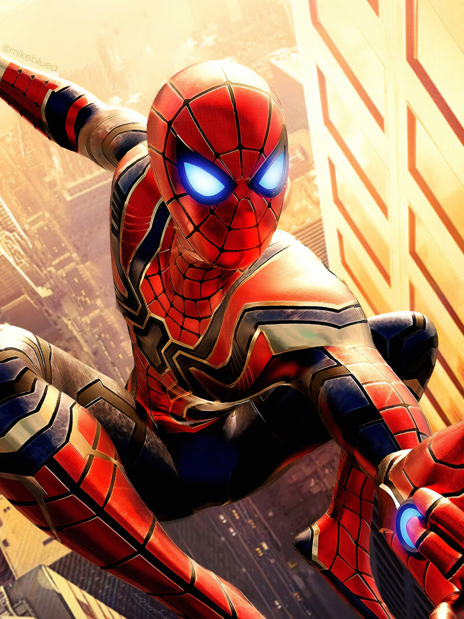 Handy-Wallpaper Filme, Spider Man, Peter Parker, Die Rächer, Eiserne Spinne, Avengers: Infinity War kostenlos herunterladen.
