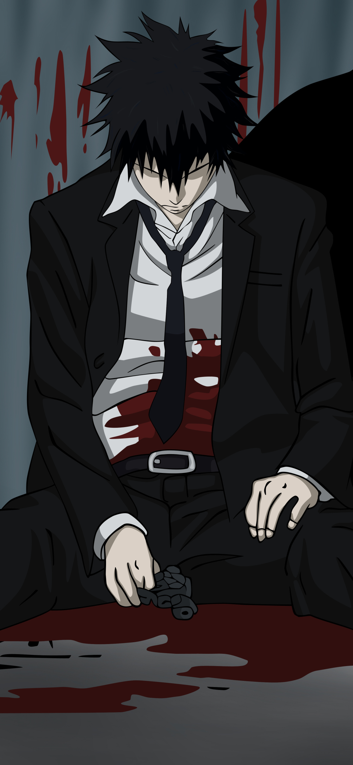Download mobile wallpaper Anime, Blood, Shinya Kogami, Psycho Pass for free.