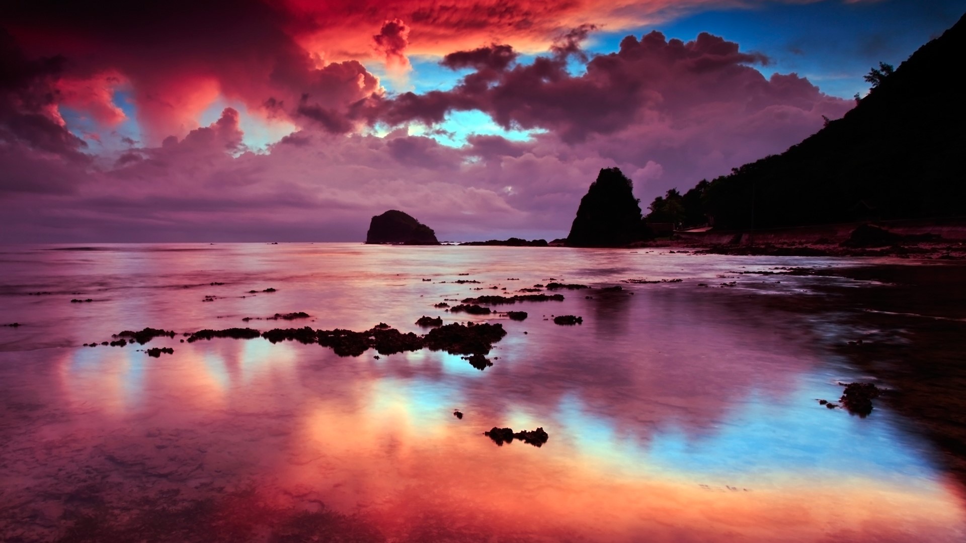 Laden Sie das Strand, Wolke, Meer, Himmel, Philippinen, Sonnenuntergang, Erde/natur-Bild kostenlos auf Ihren PC-Desktop herunter