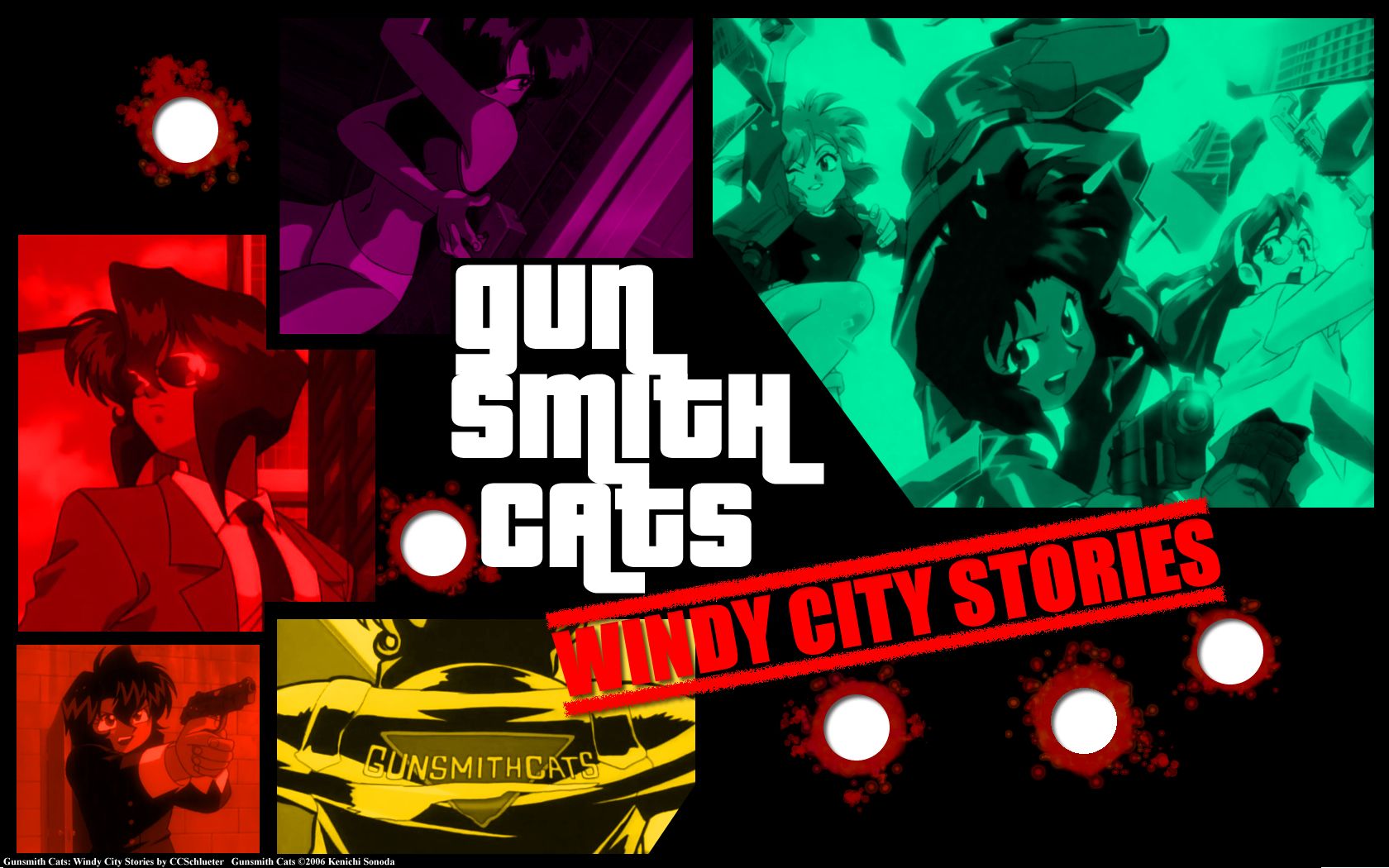 Laden Sie Gunsmith Cats HD-Desktop-Hintergründe herunter