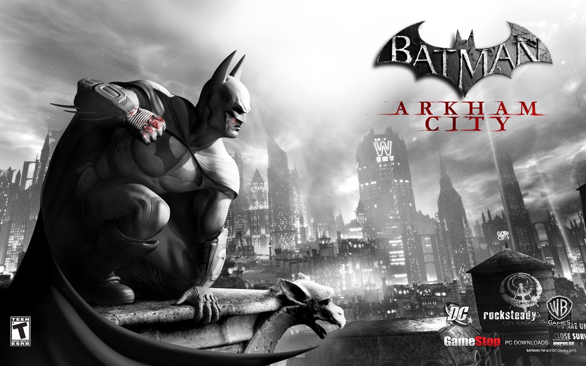Descarga gratis la imagen Batman: Arkham City, Hombre Murciélago, Videojuego en el escritorio de tu PC