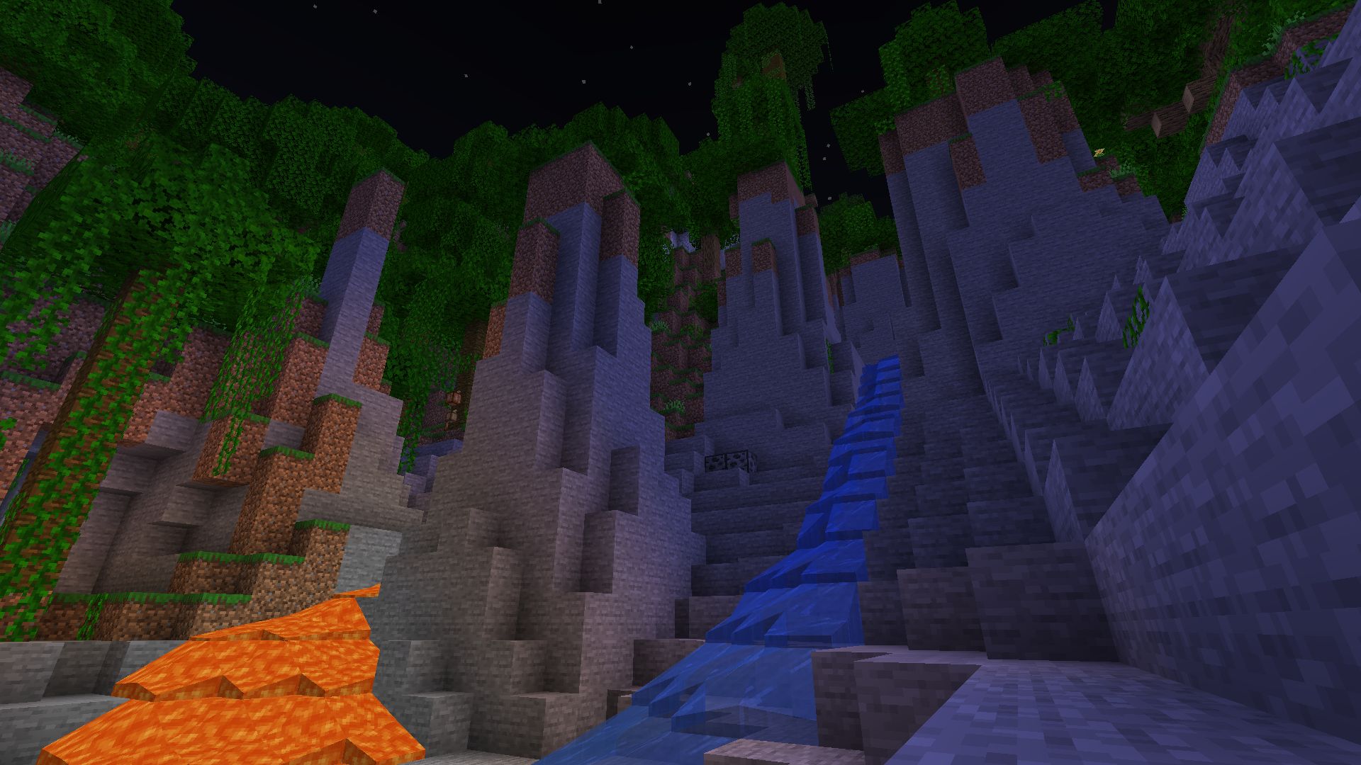 Free download wallpaper Water, Minecraft, Lava, Video Game on your PC desktop