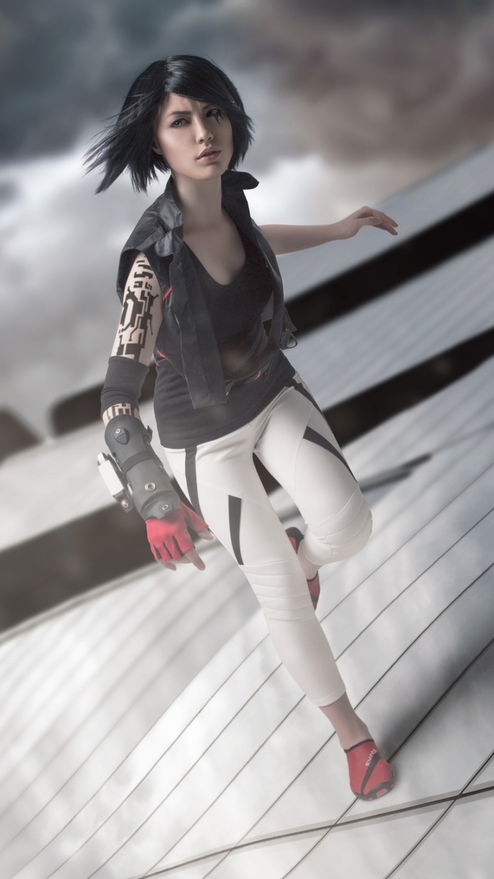 Download mobile wallpaper Women, Mirror's Edge, Cosplay, Faith Connors for free.